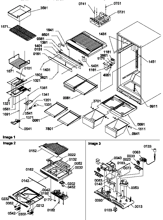 06 - INTERIOR CABINET AND DRAIN BLOCK ASSY