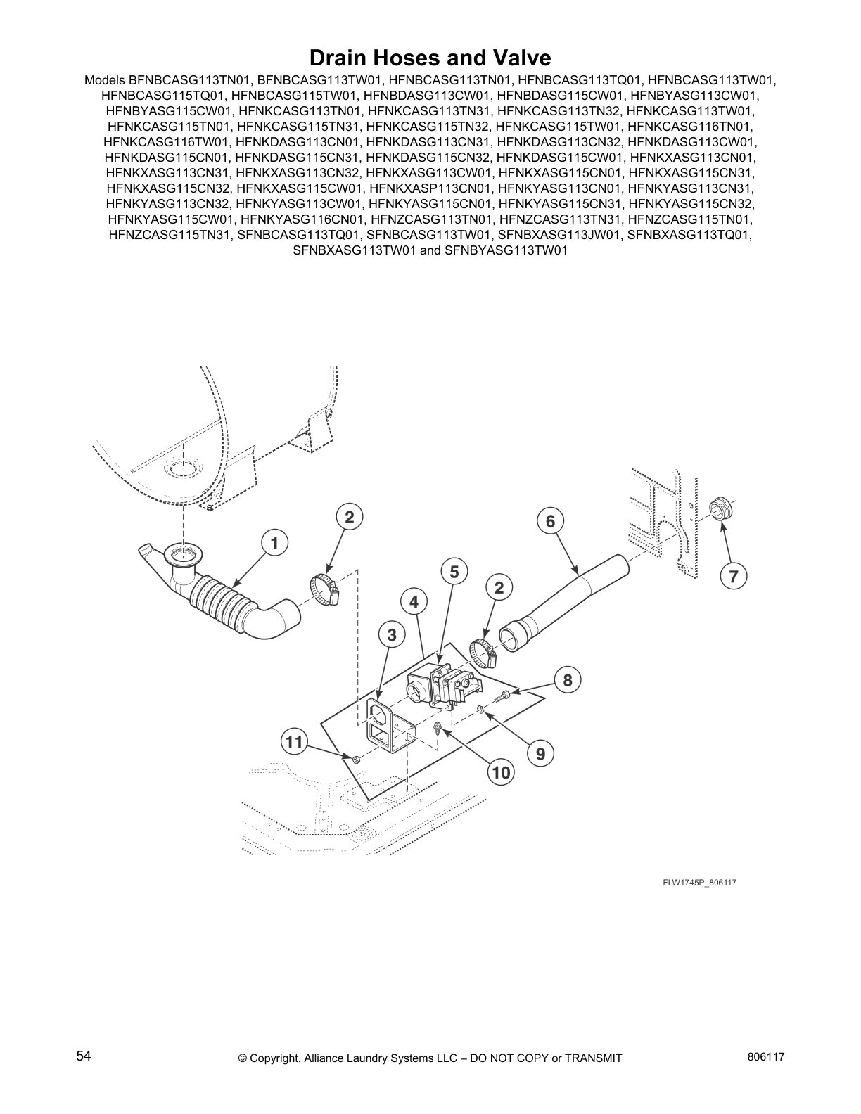 Drain Hoses and Valve