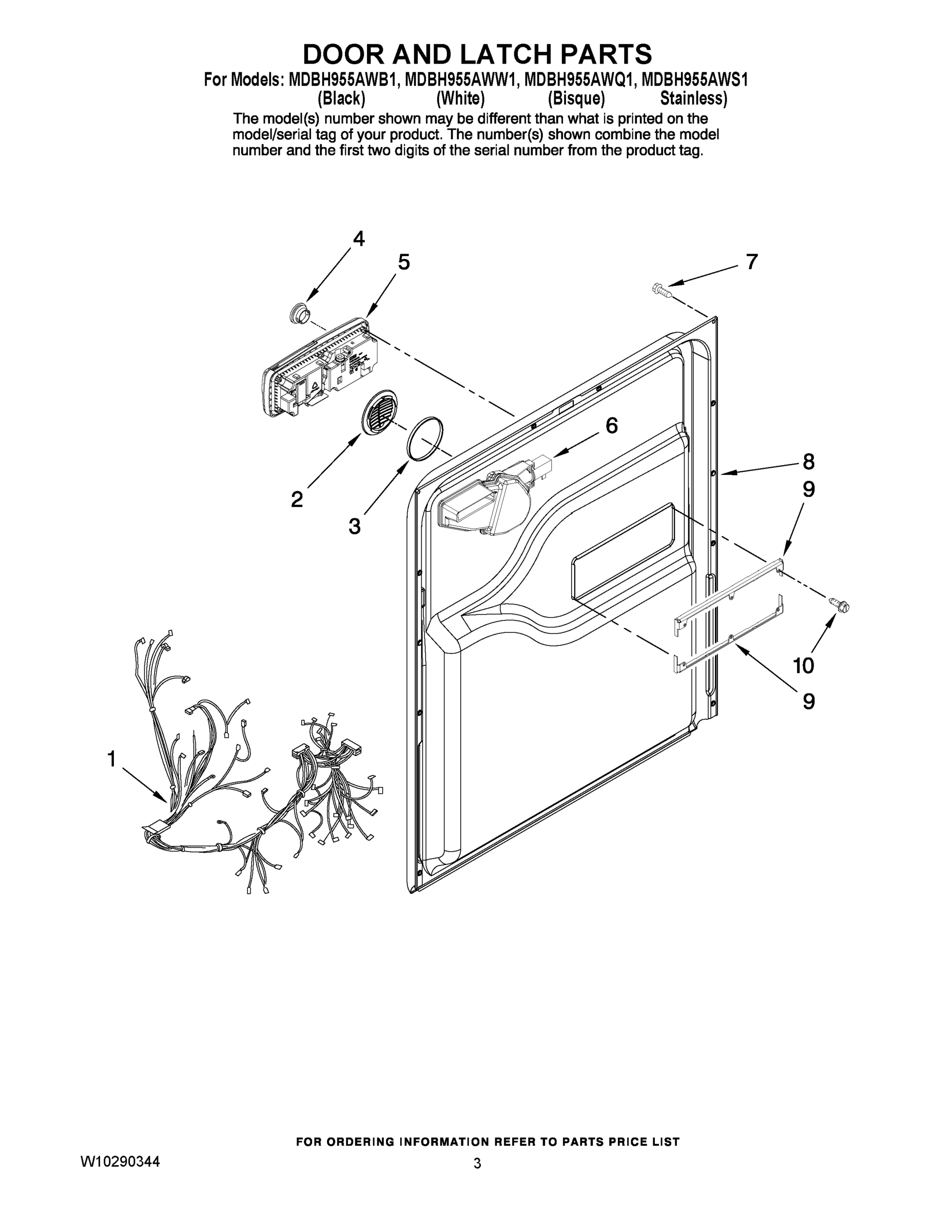 03 - DOOR AND LATCH PARTS