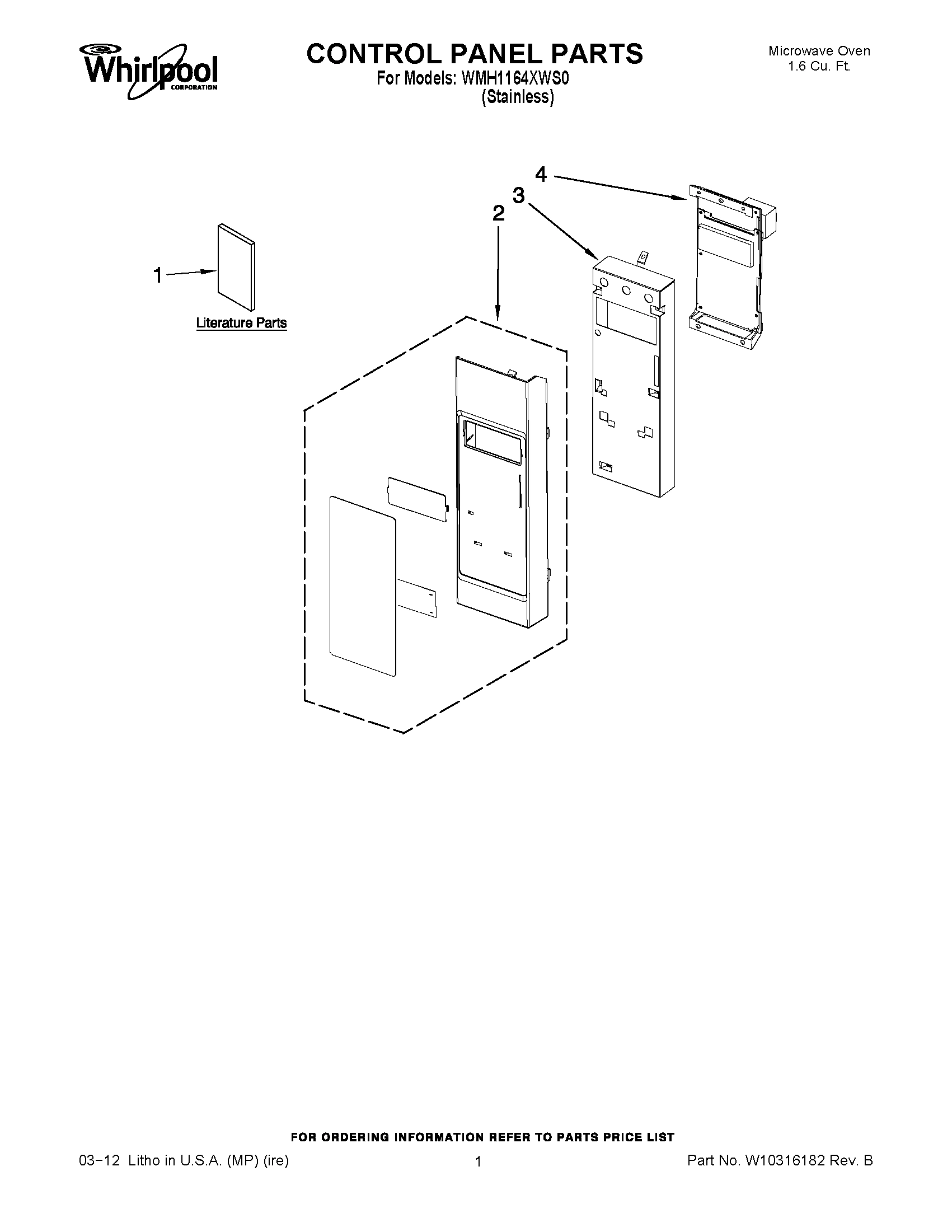 01 - CONTROL PANEL PARTS