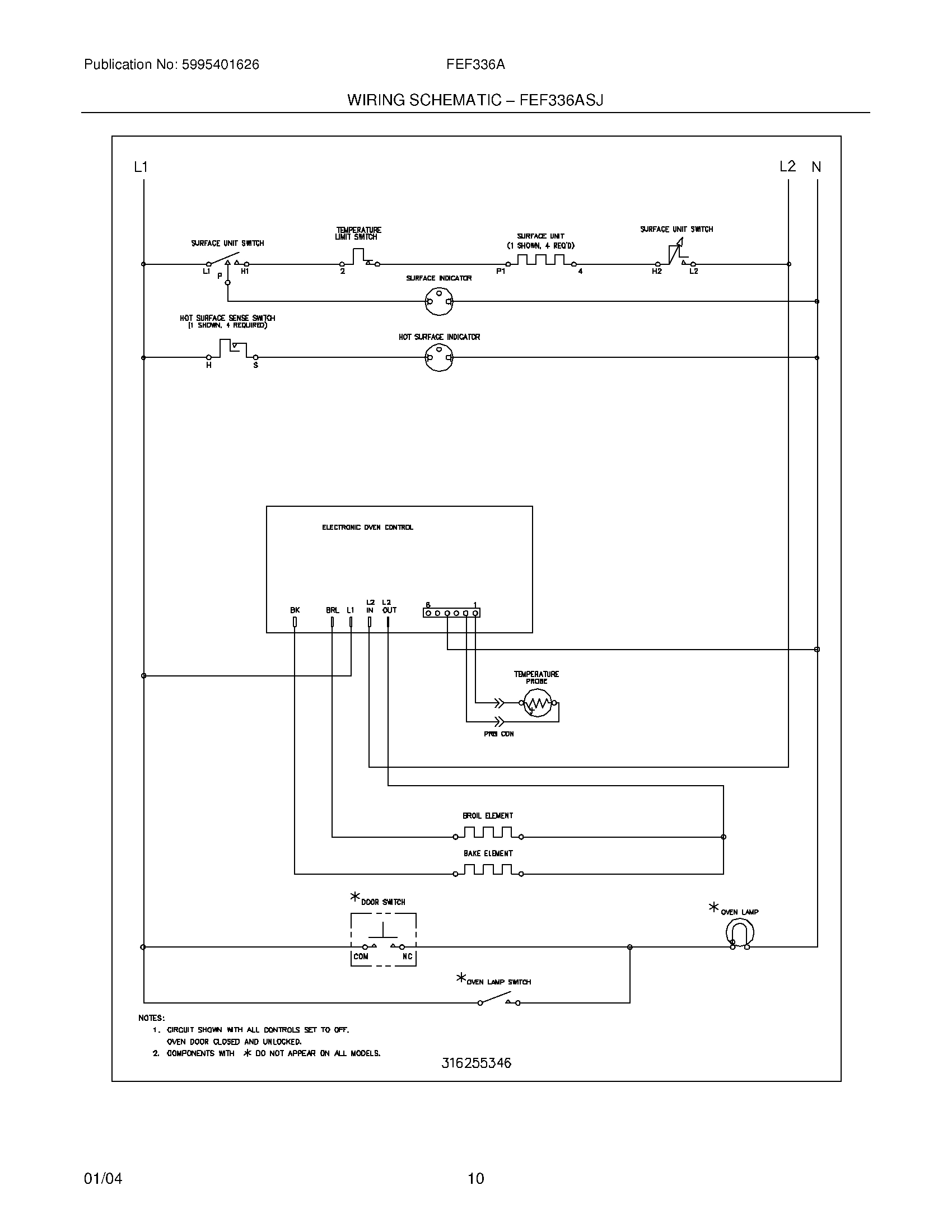 10 - WIRING SCHEMATIC