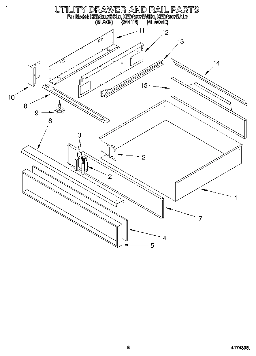 06 - UTILITY DRAWER AND RAIL