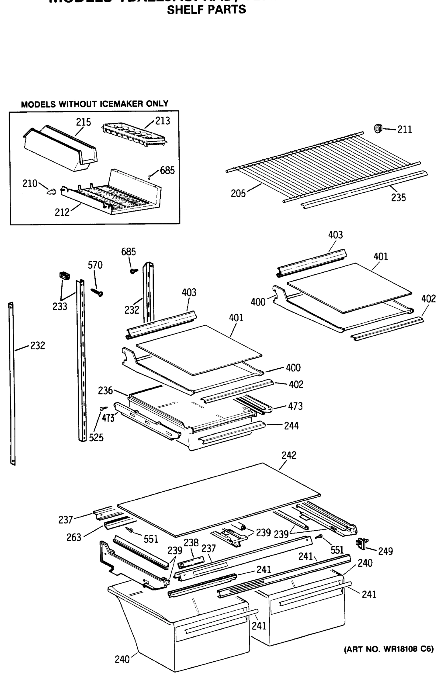 SHELF PARTS
