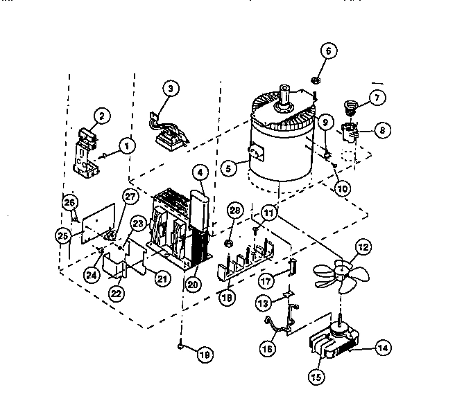 09 - MICROWAVE OVEN MAGNETRON, TRANSFORM