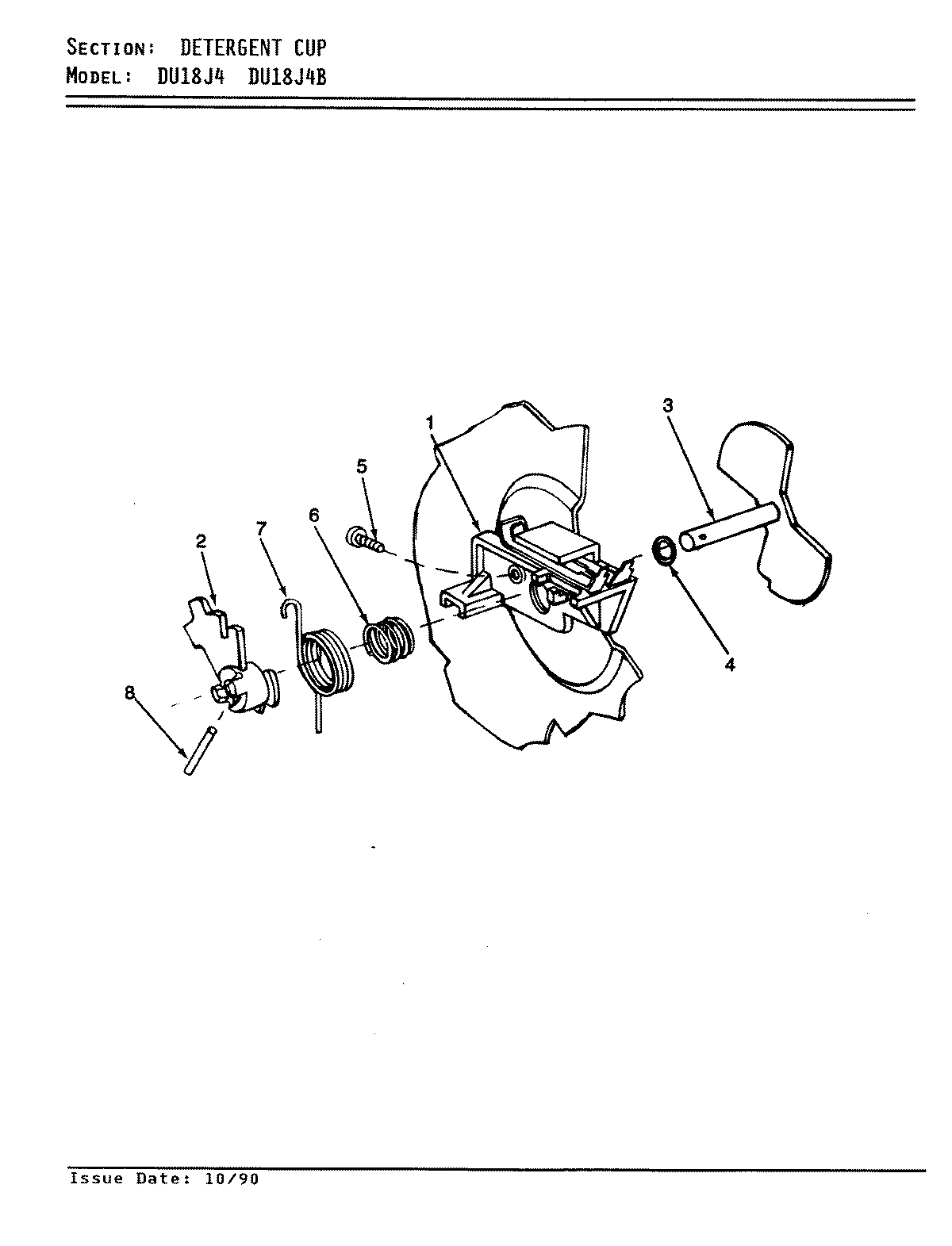 02 - DETERGENT CUP (DU18J4/DU18J4B)