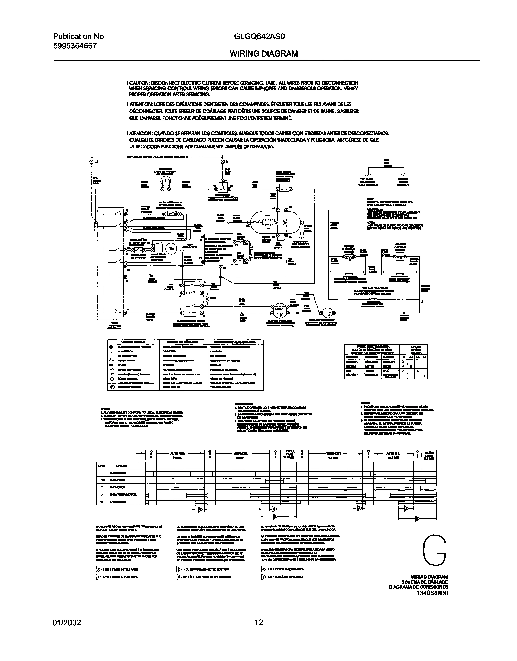 12 - 134064800 WIRING DIAGRAM
