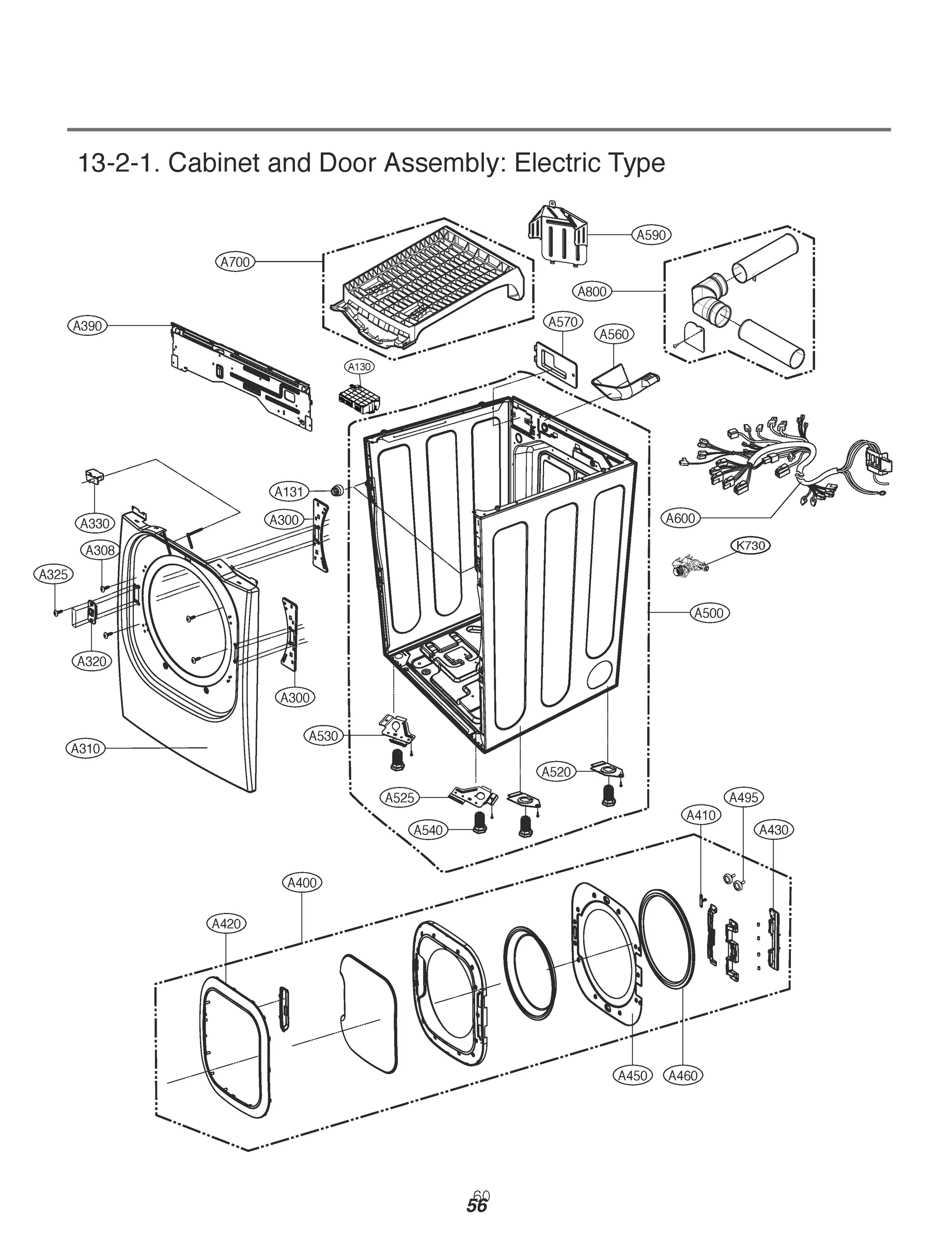 CABINET AND DOOR ASSEMBLY