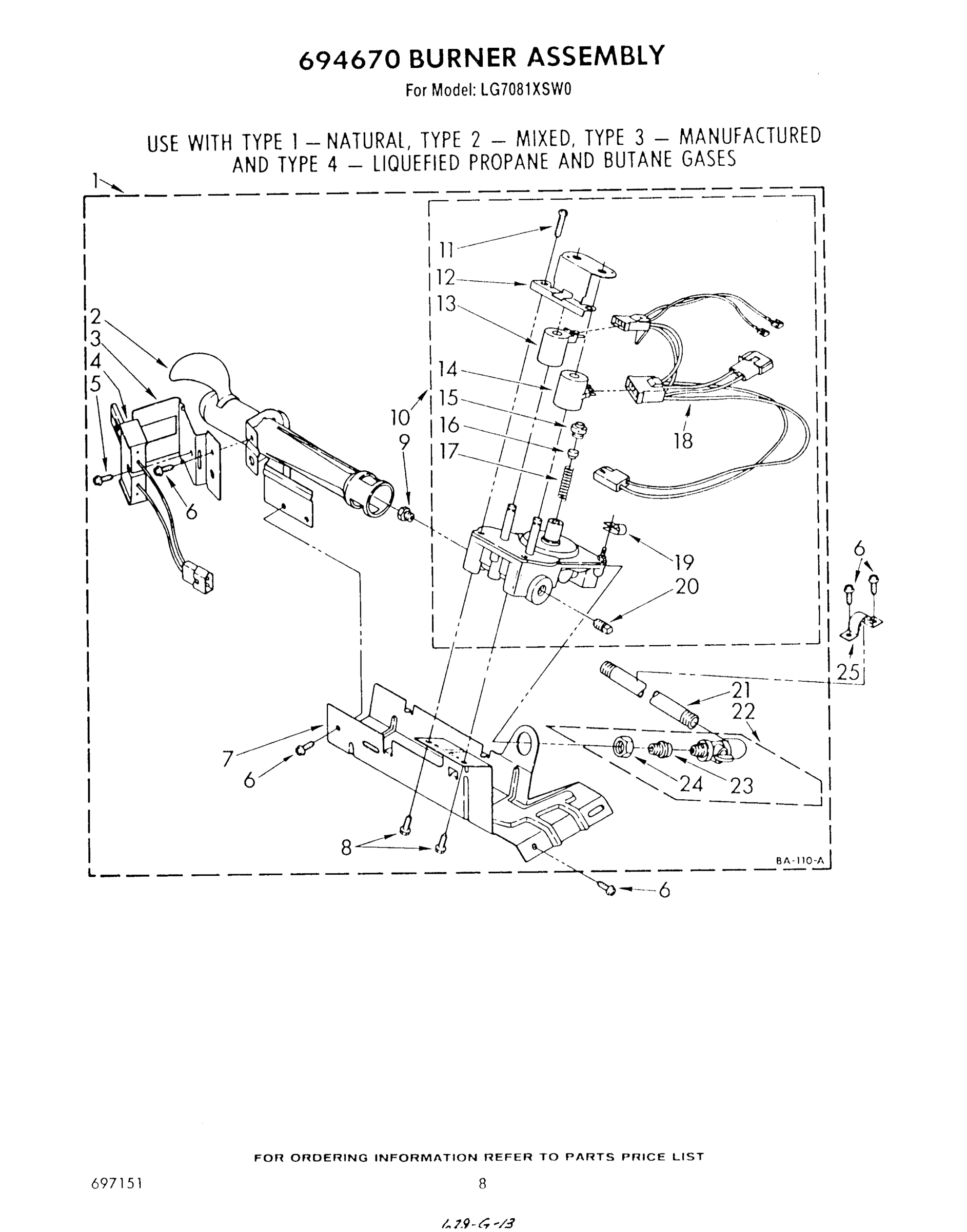 05 - 694670 BURNER