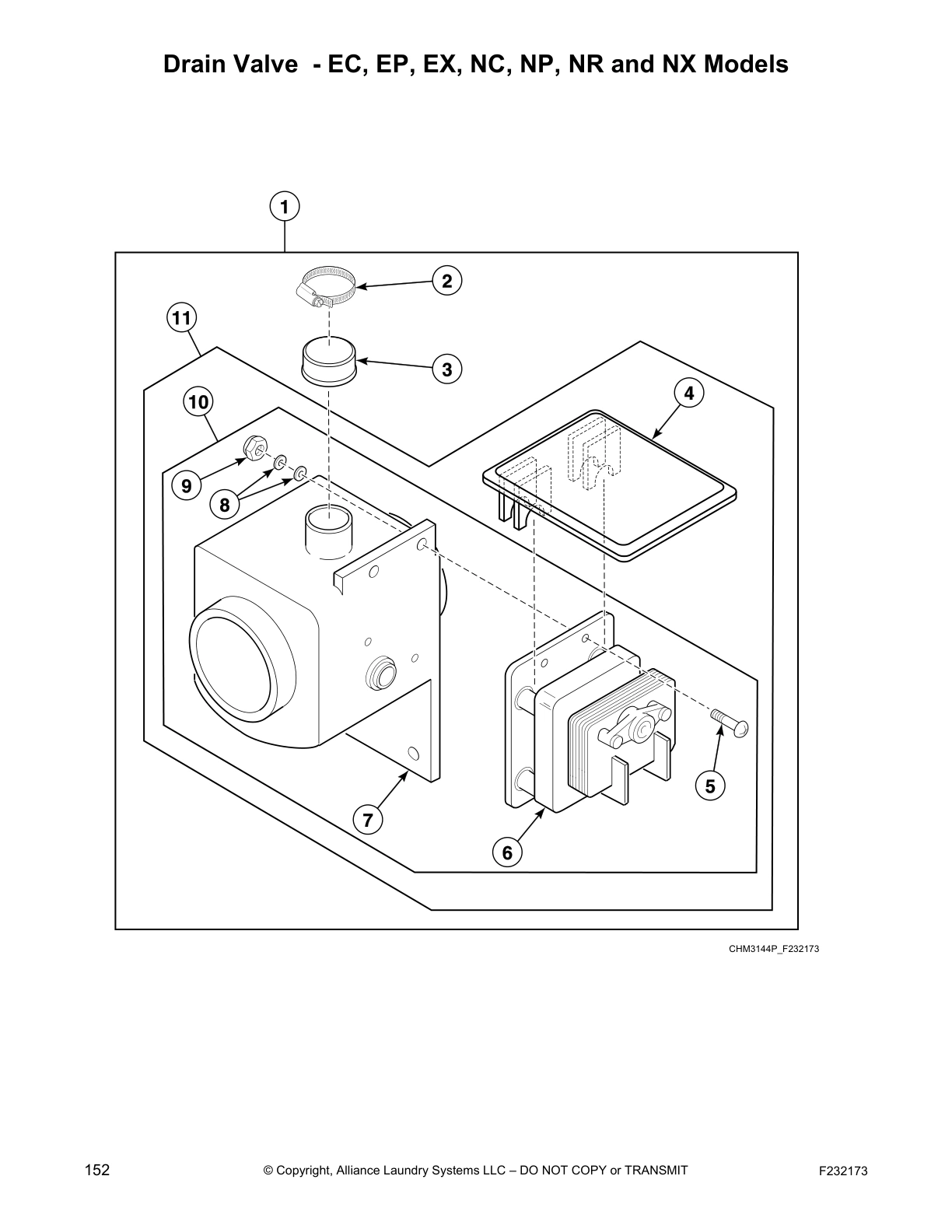 Drain Valve - EC, EP, EX, NC, NP, NR and NX Models