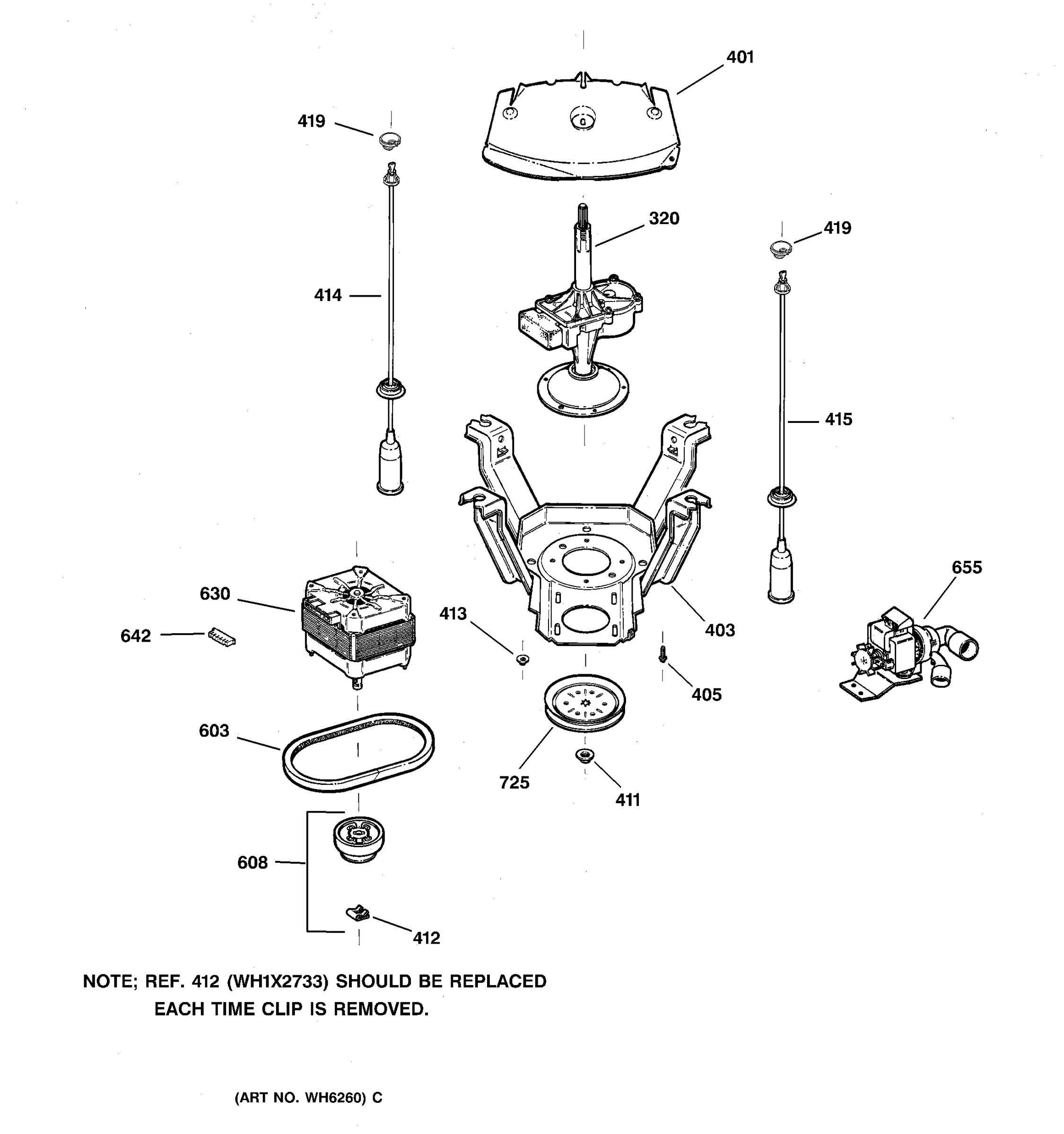 SUSPENSION, PUMP & DRIVE COMPONENTS
