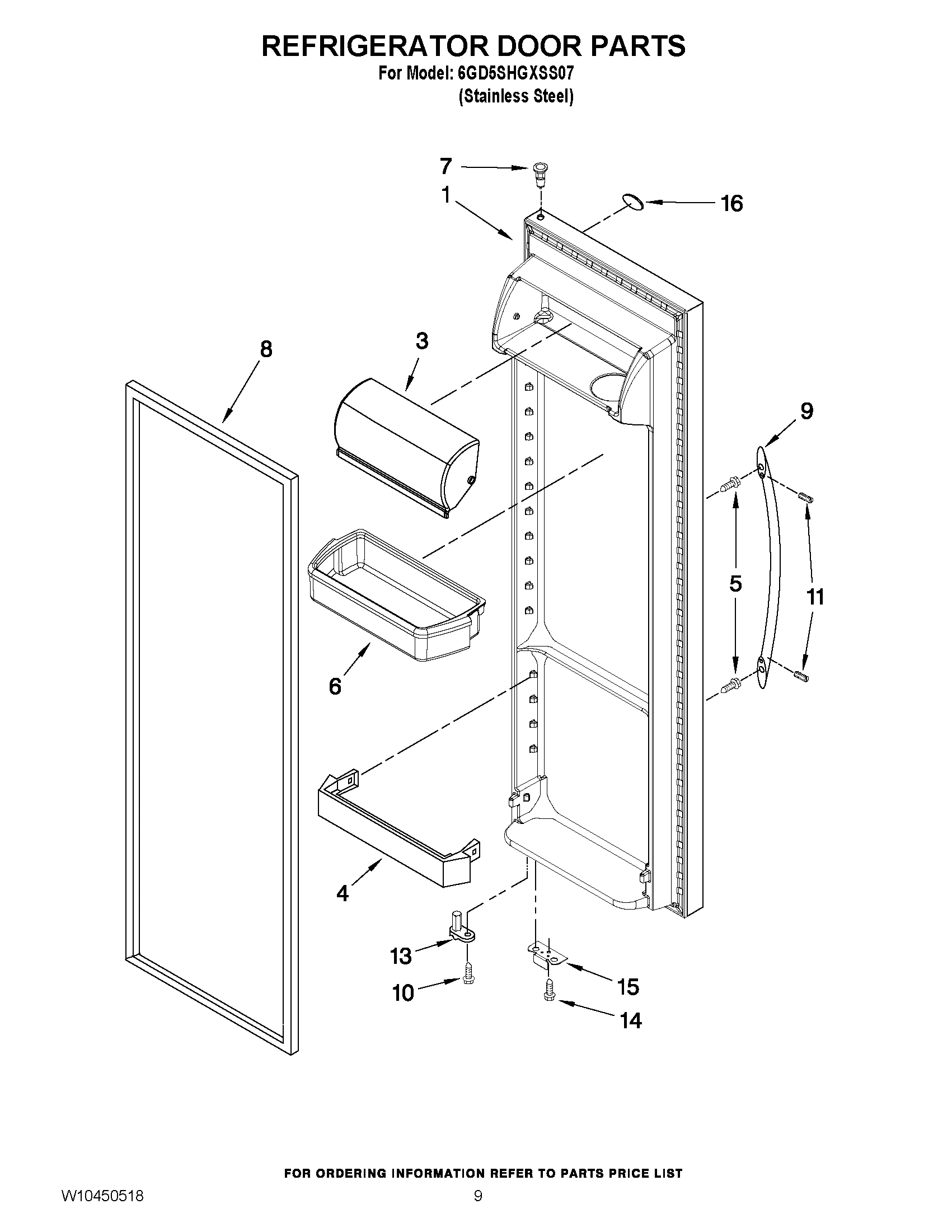 05 - REFRIGERATOR DOOR PARTS