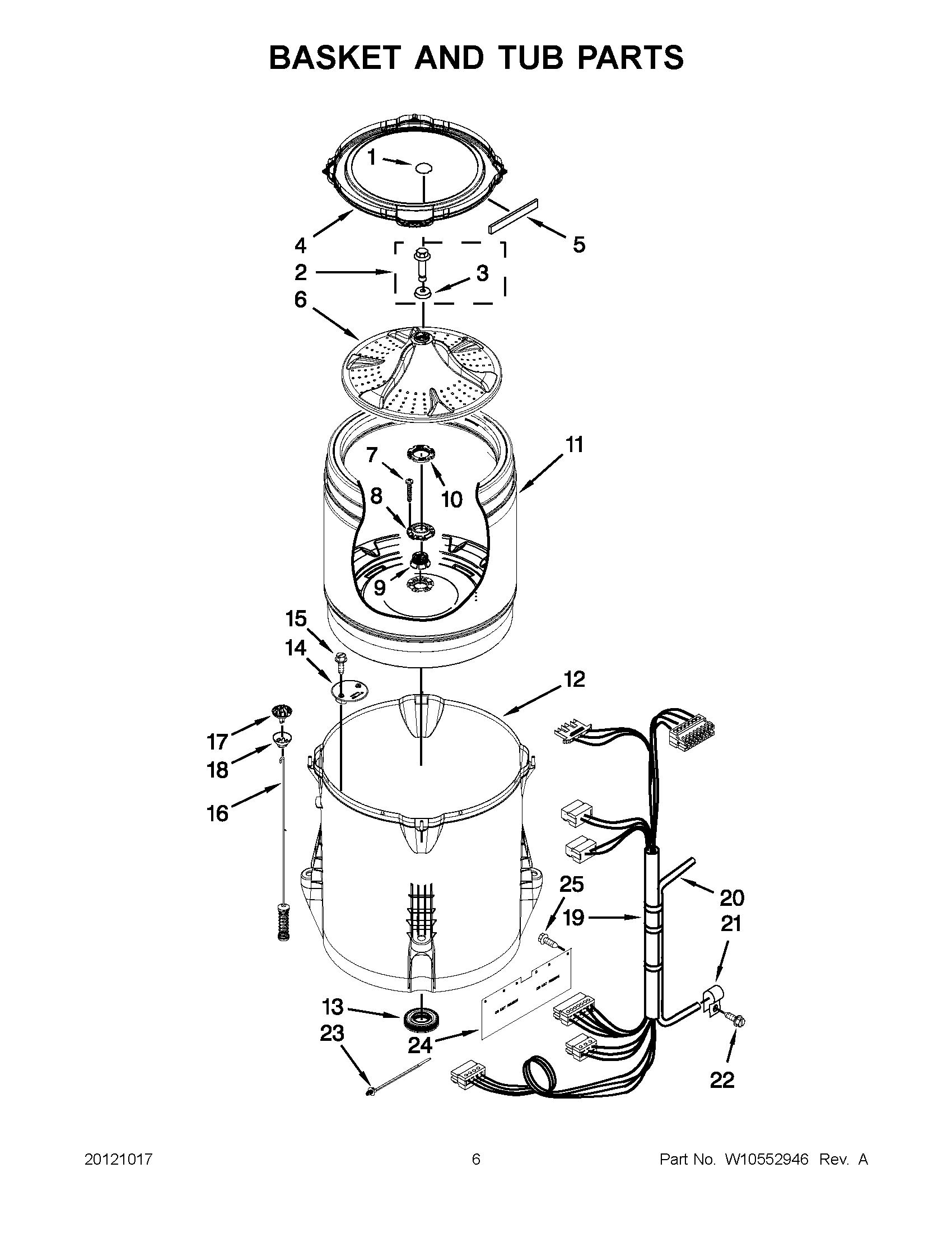 03 - BASKET AND TUB PARTS