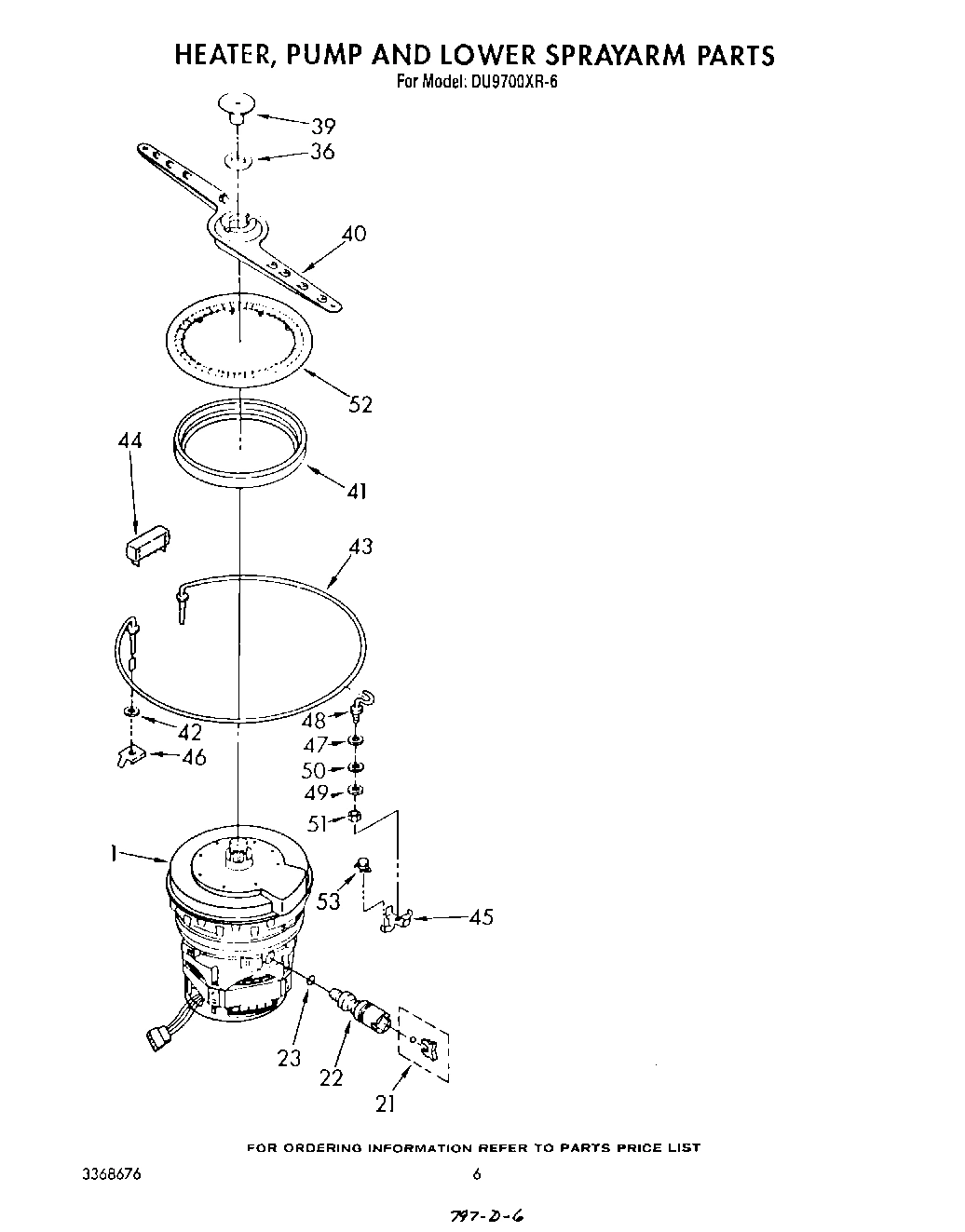 04 - HEATER, PUMP, AND LOWER SPRAY ARM