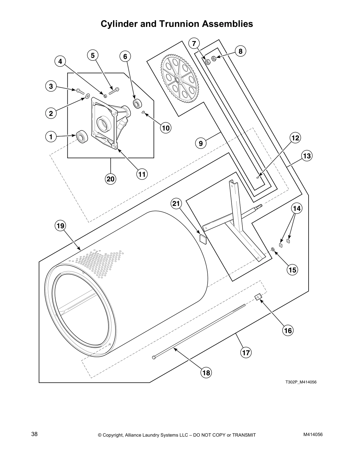 Cylinder and Trunnion Assemblies