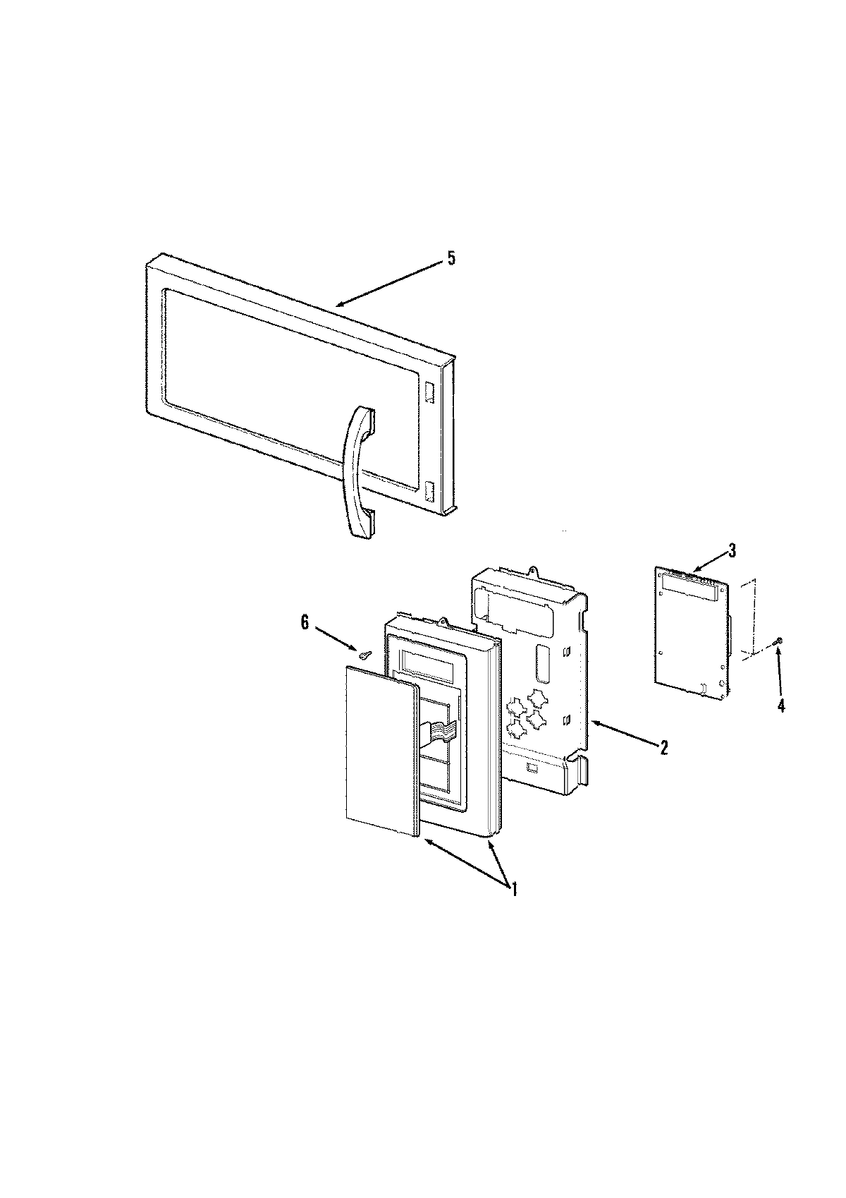 02 - CONTROL PANEL/DOOR ASSEMBLY