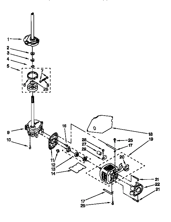BRAKE, CLUTCH, GEARCASE MOTOR