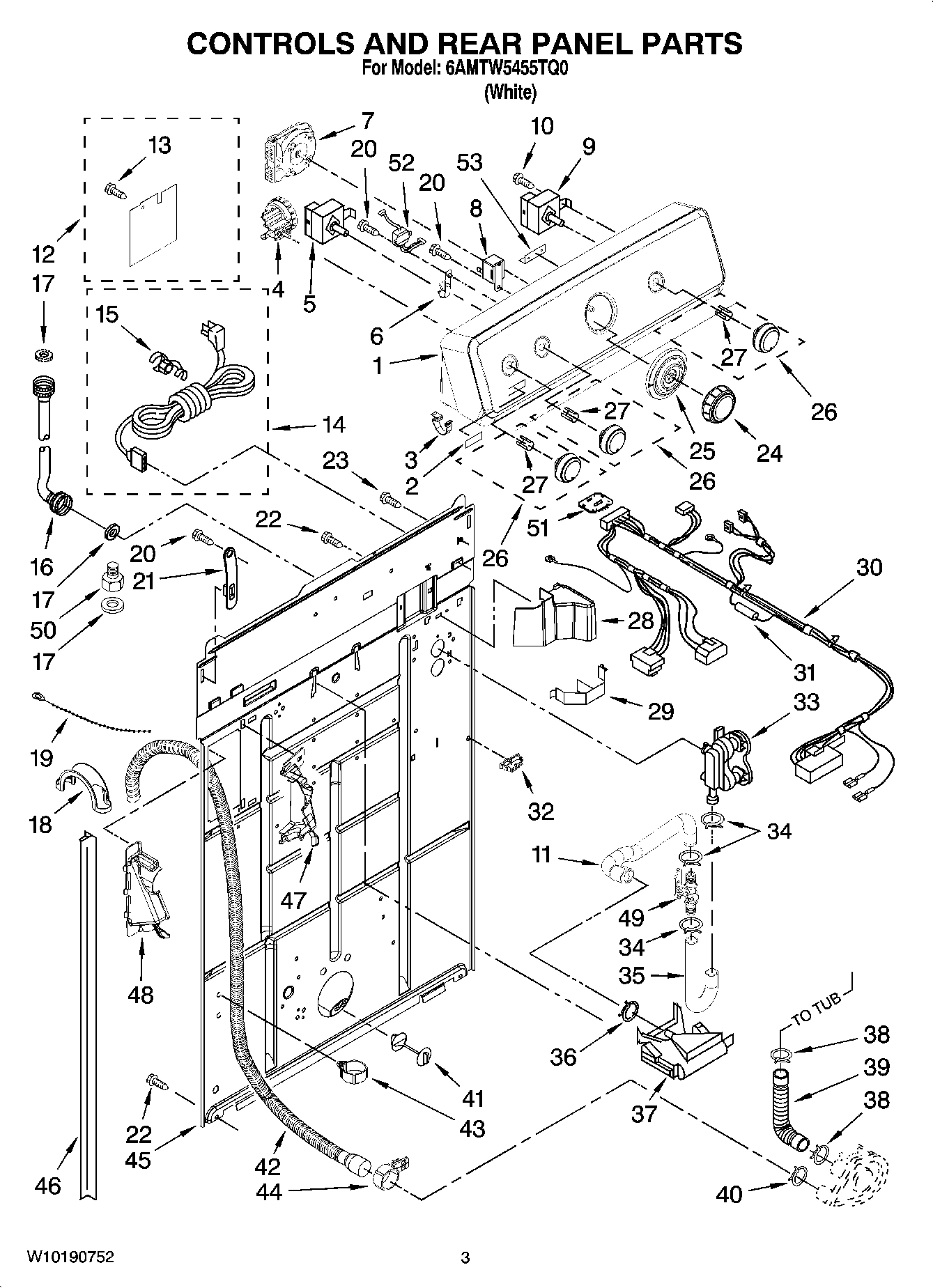02 - CONTROLS AND REAR PANEL PARTS