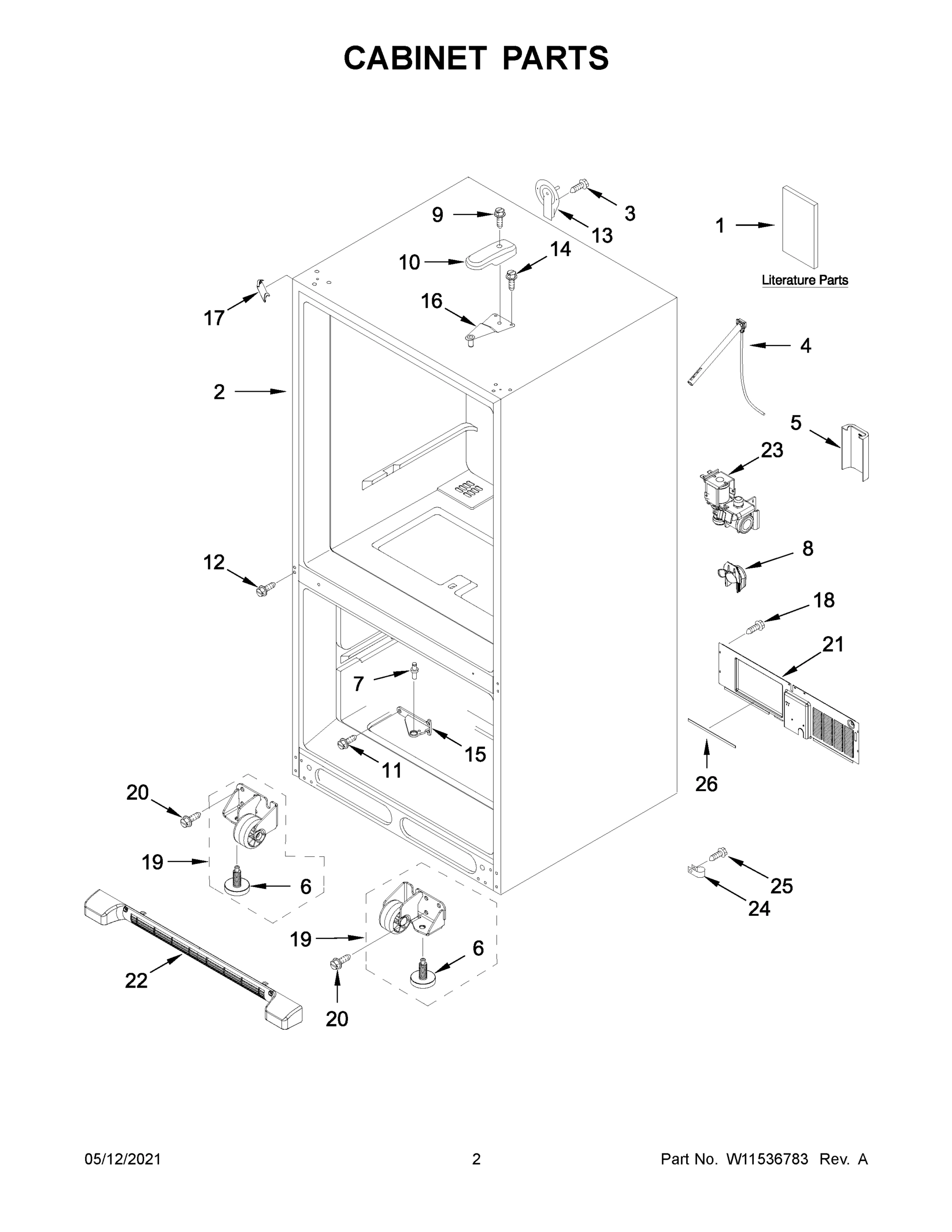 02 - CABINET PARTS