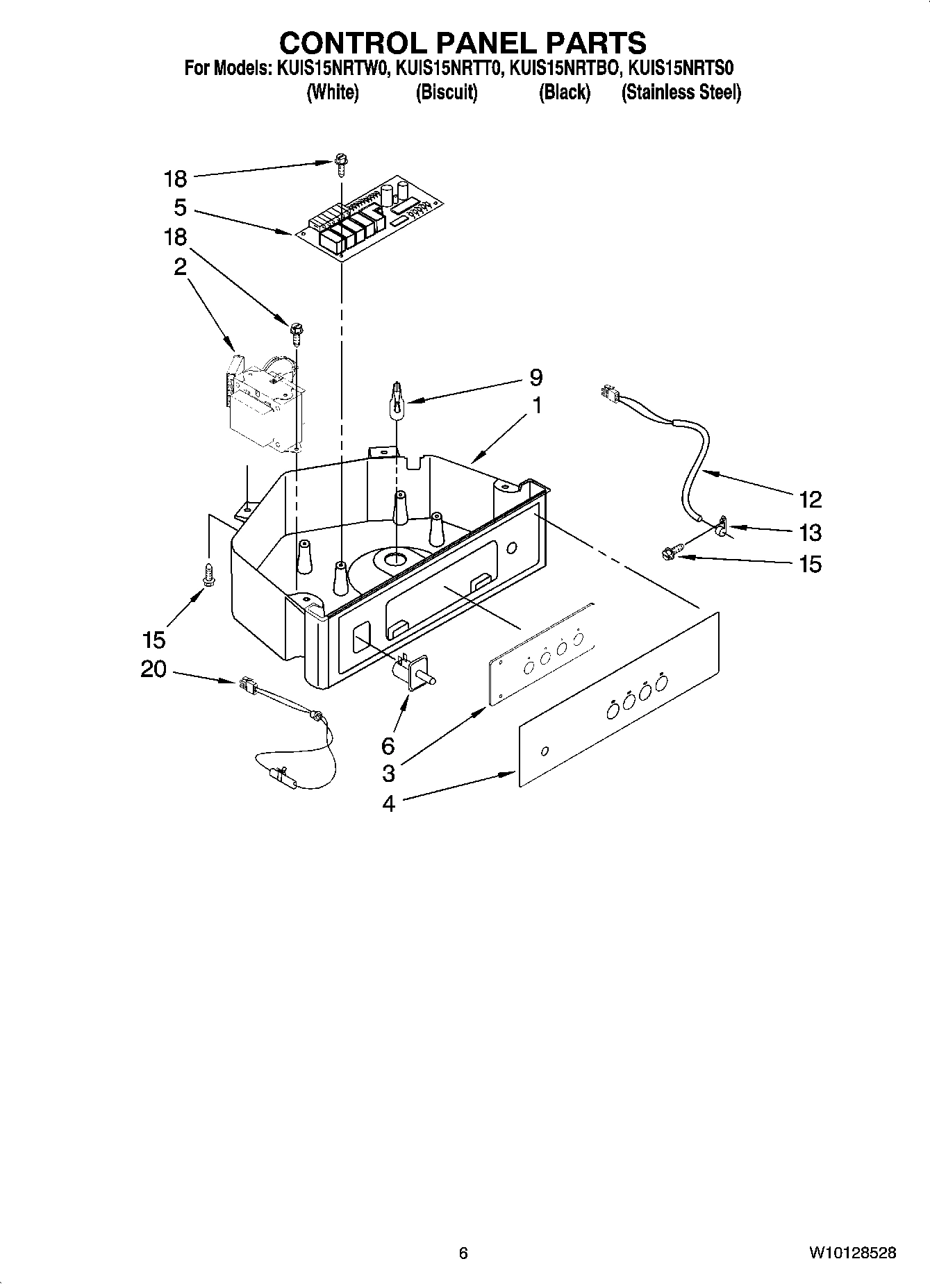 04 - CONTROL PANEL PARTS