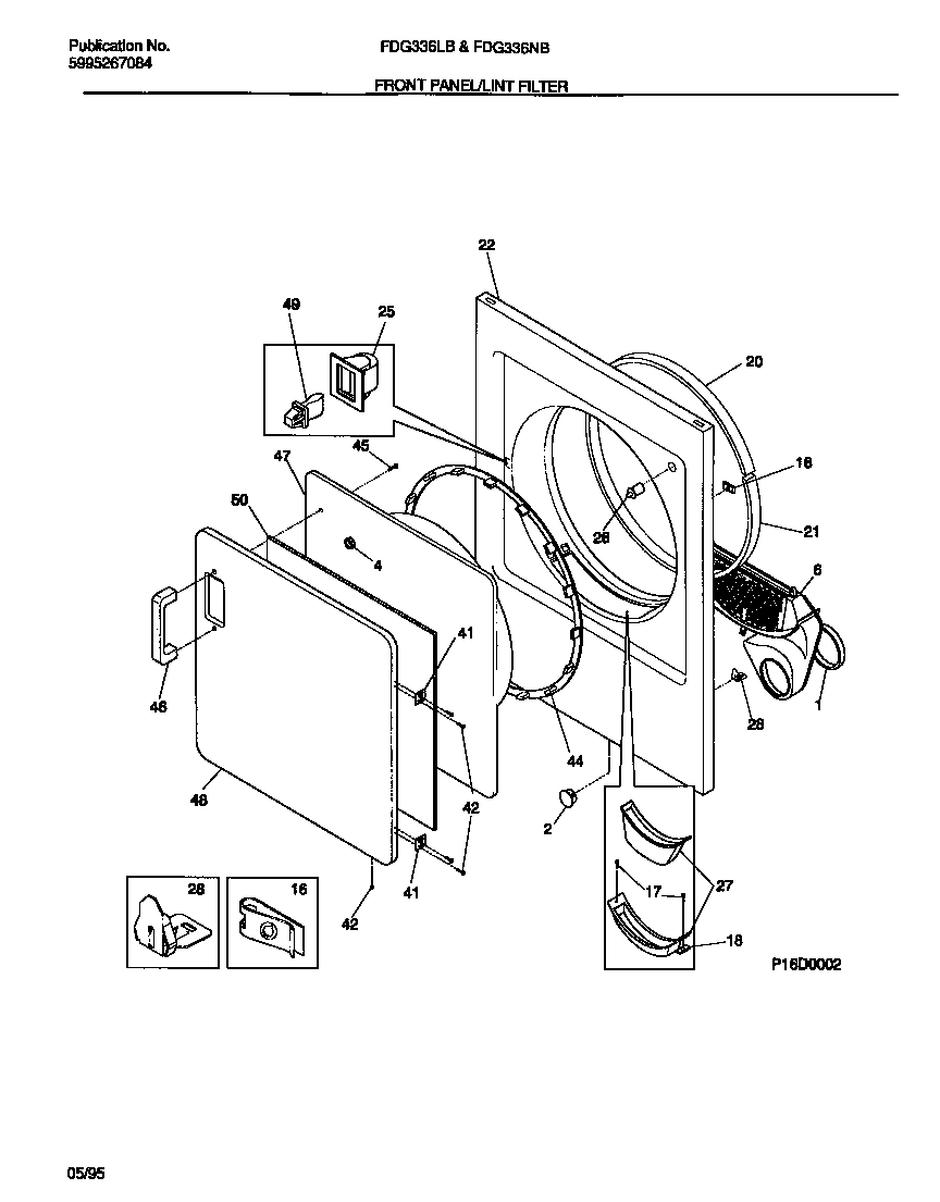 03 - FRONT PANEL/LINT FILTER