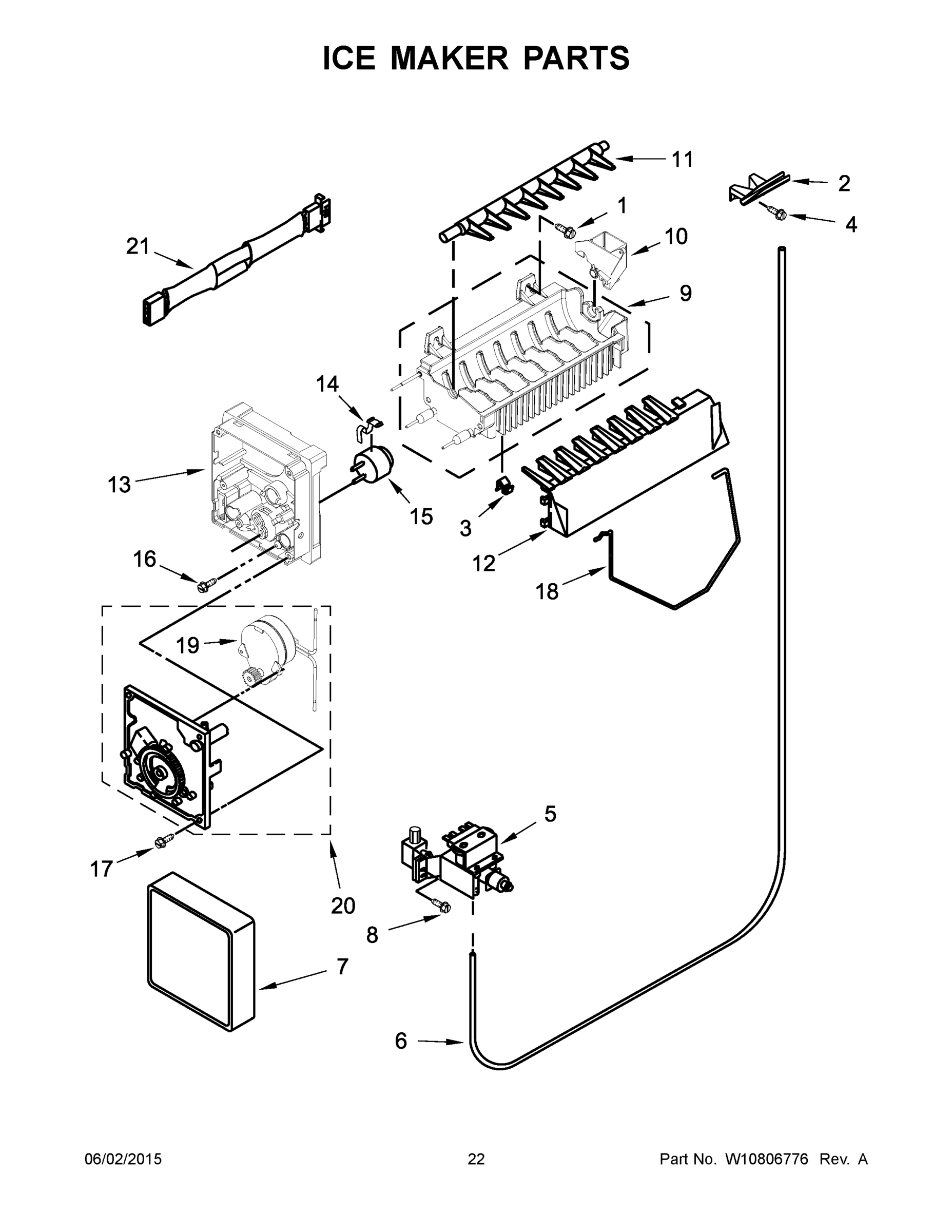 12 - ICE MAKER PARTS