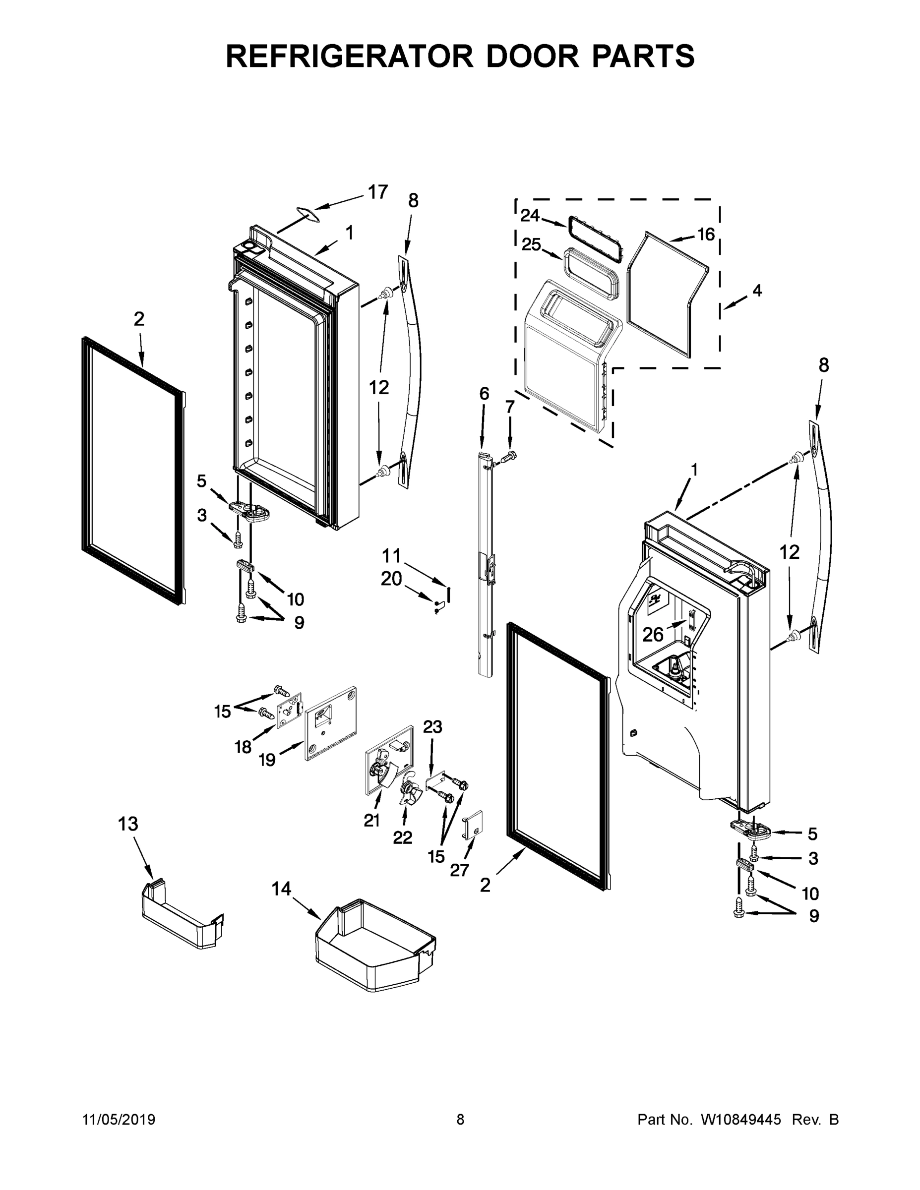 05 - REFRIGERATOR DOOR PARTS