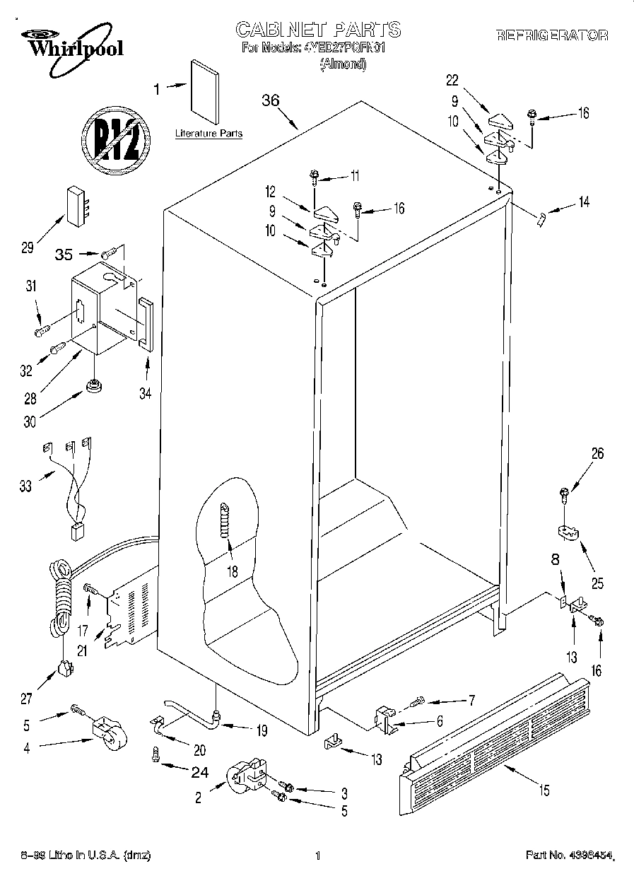 01 - CABINET, LITERATURE