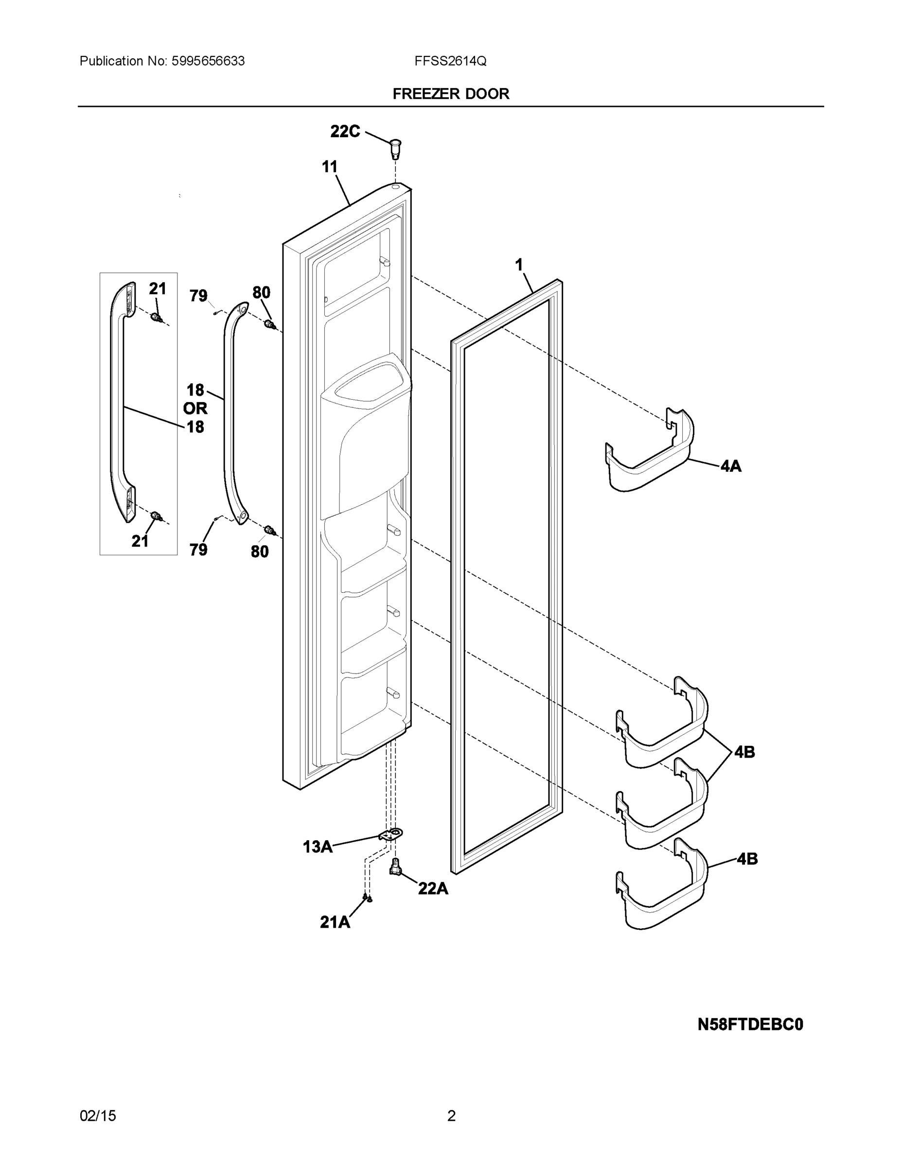 02 - FREEZER DOOR