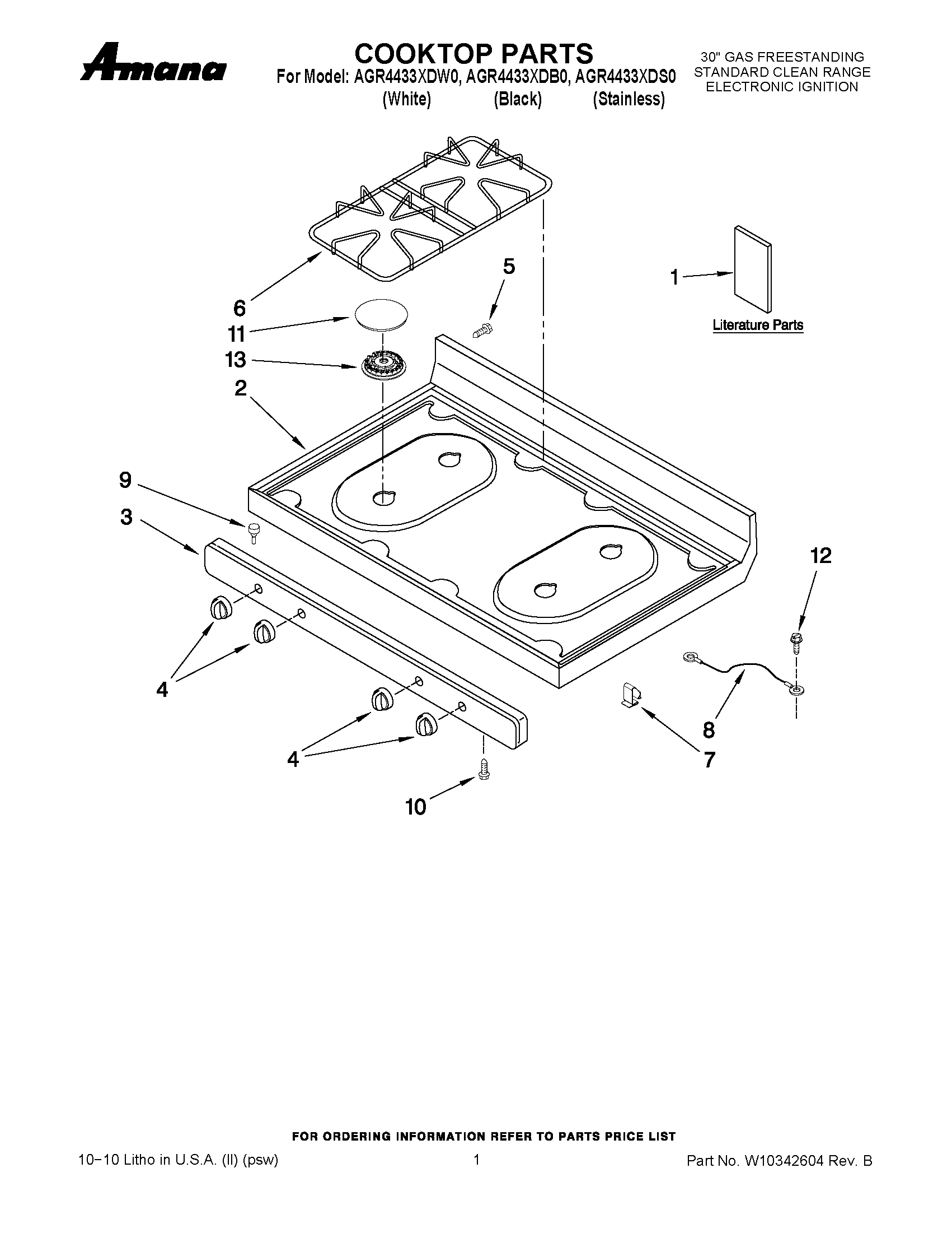01 - COOKTOP PARTS
