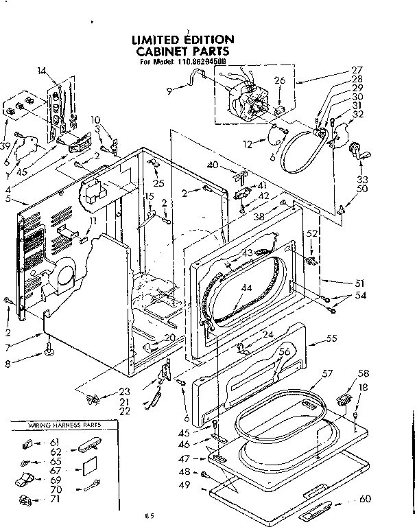 LIMITED EDITION CABINET PARTS
