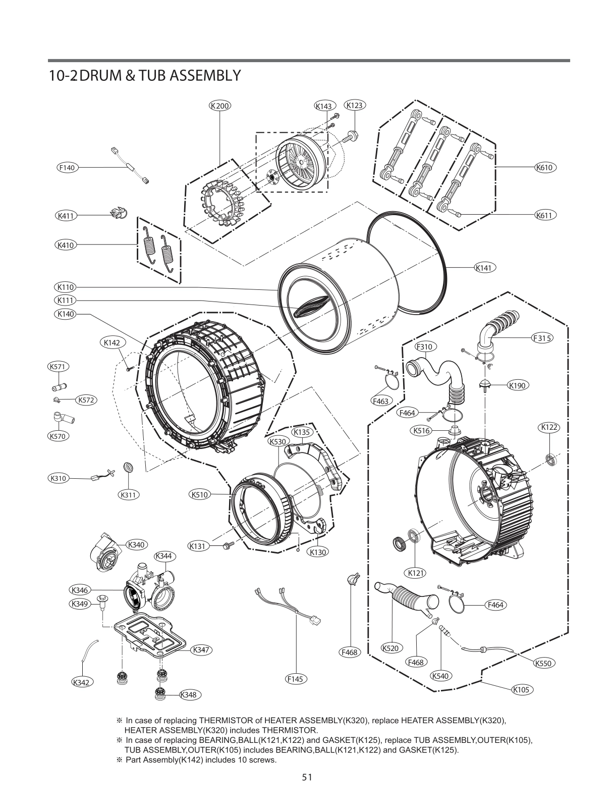 DRUM & TUB ASSEMBLY