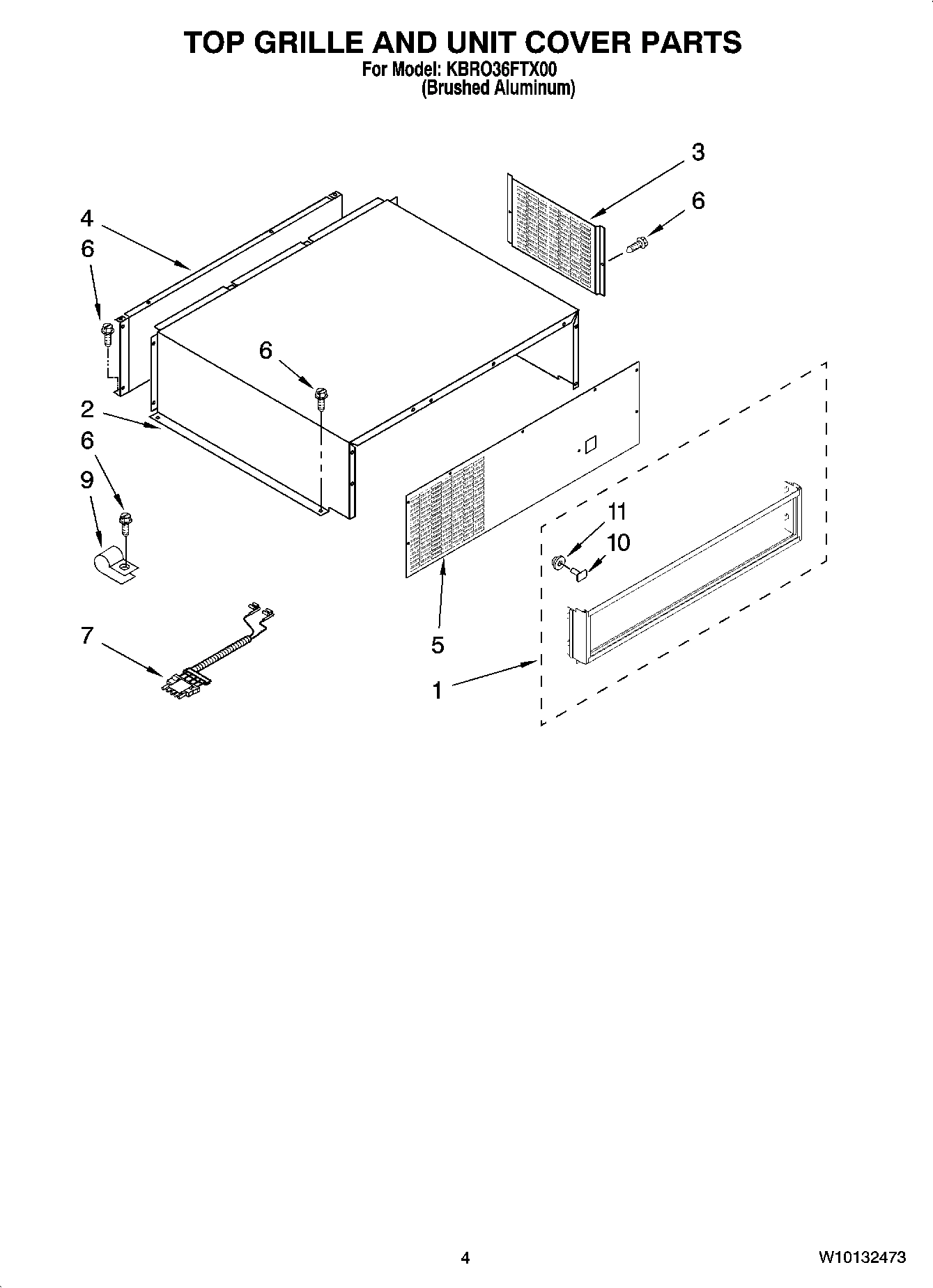 03 - TOP GRILLE AND UNIT COVER PARTS