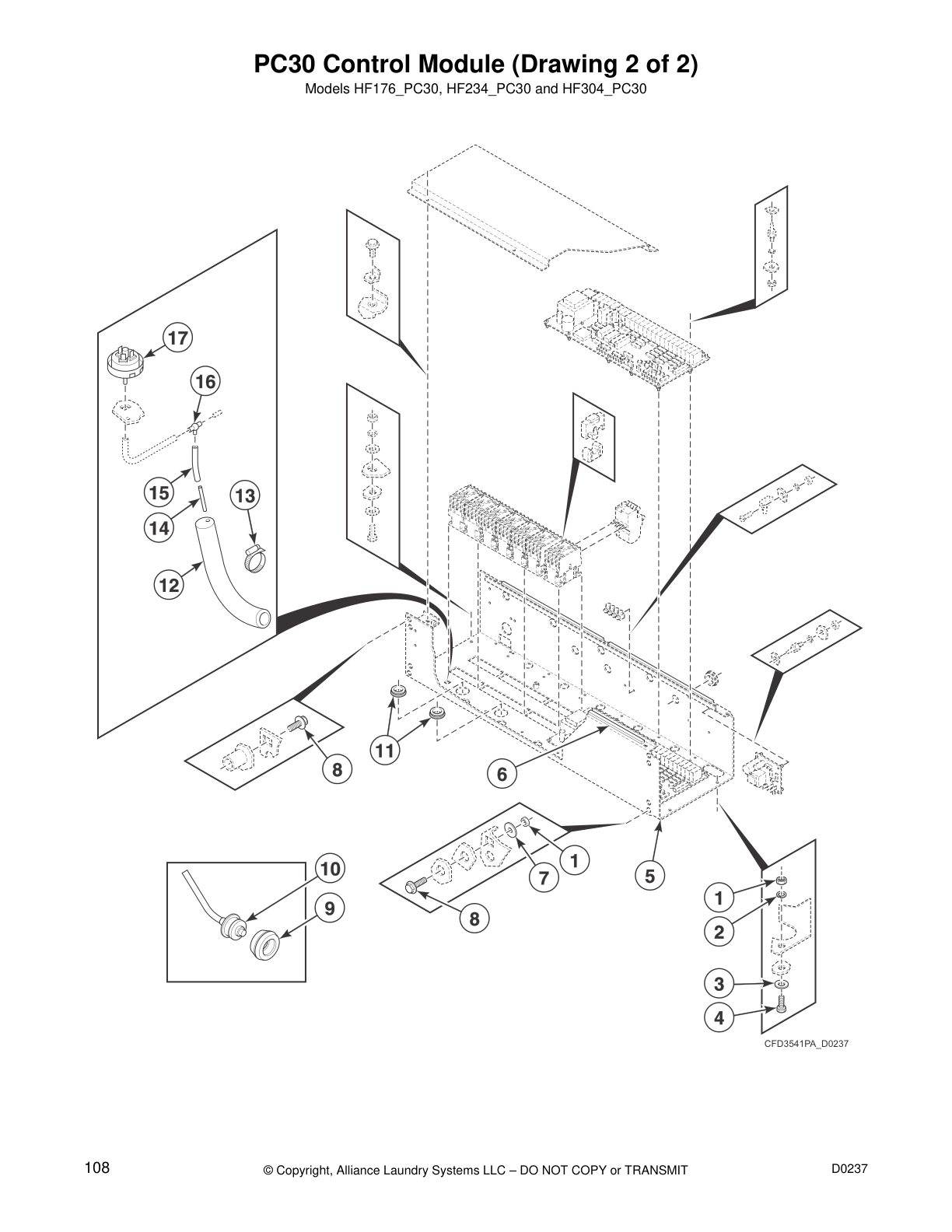 PC30 Control Module (Drawing 2 of 2)