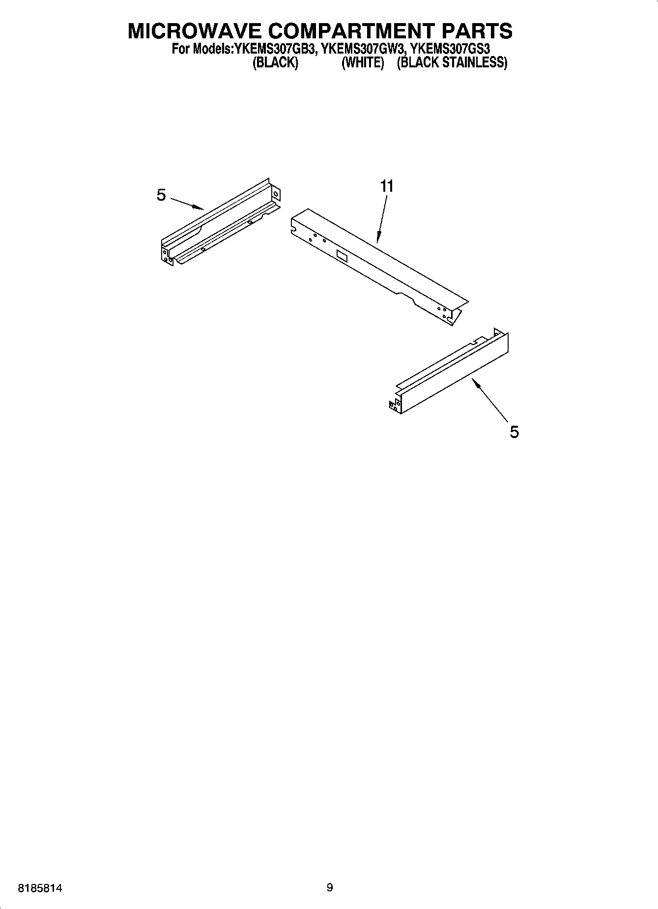 07 - MICROWAVE COMPARTMENT PARTS