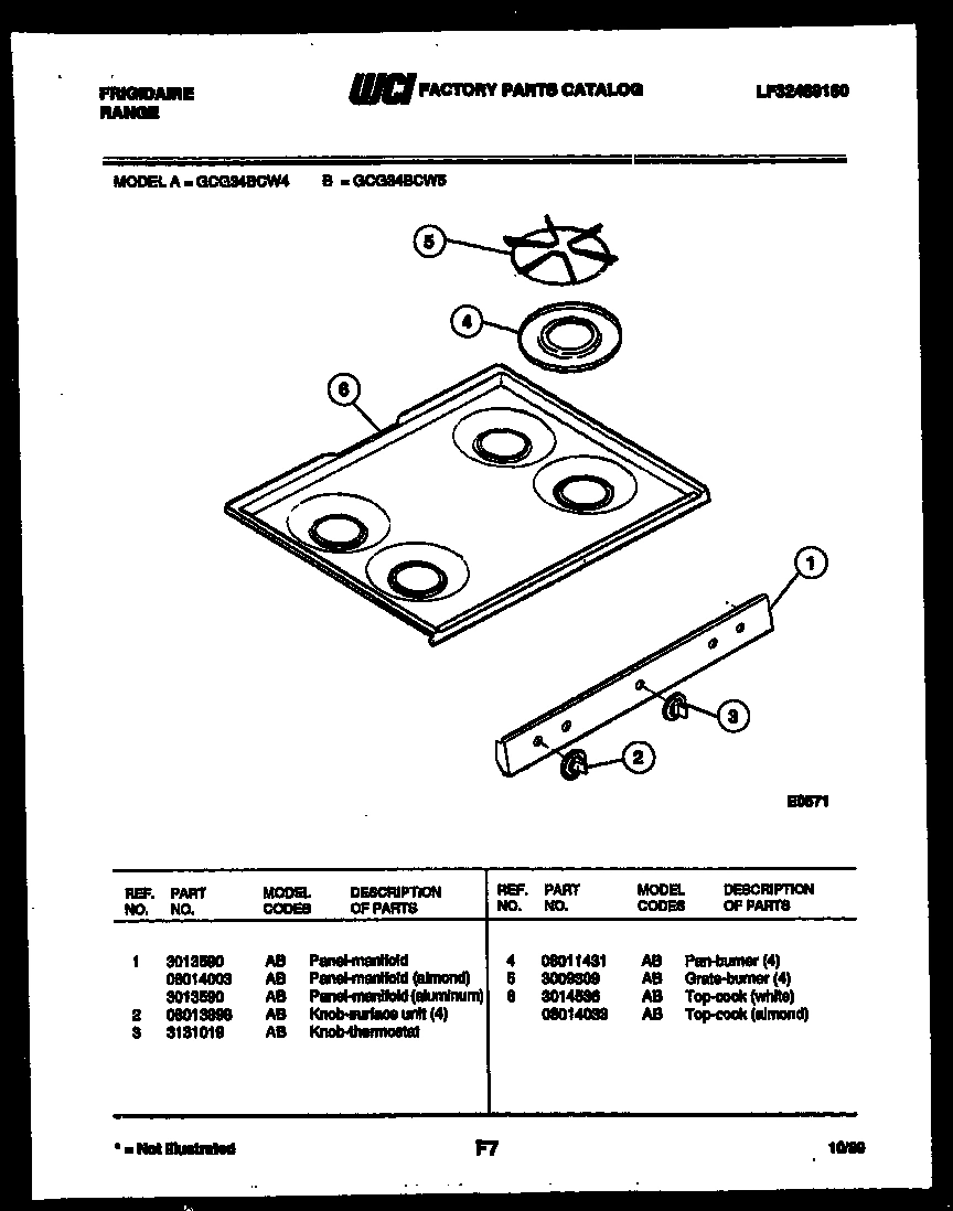 03 - COOKTOP PARTS