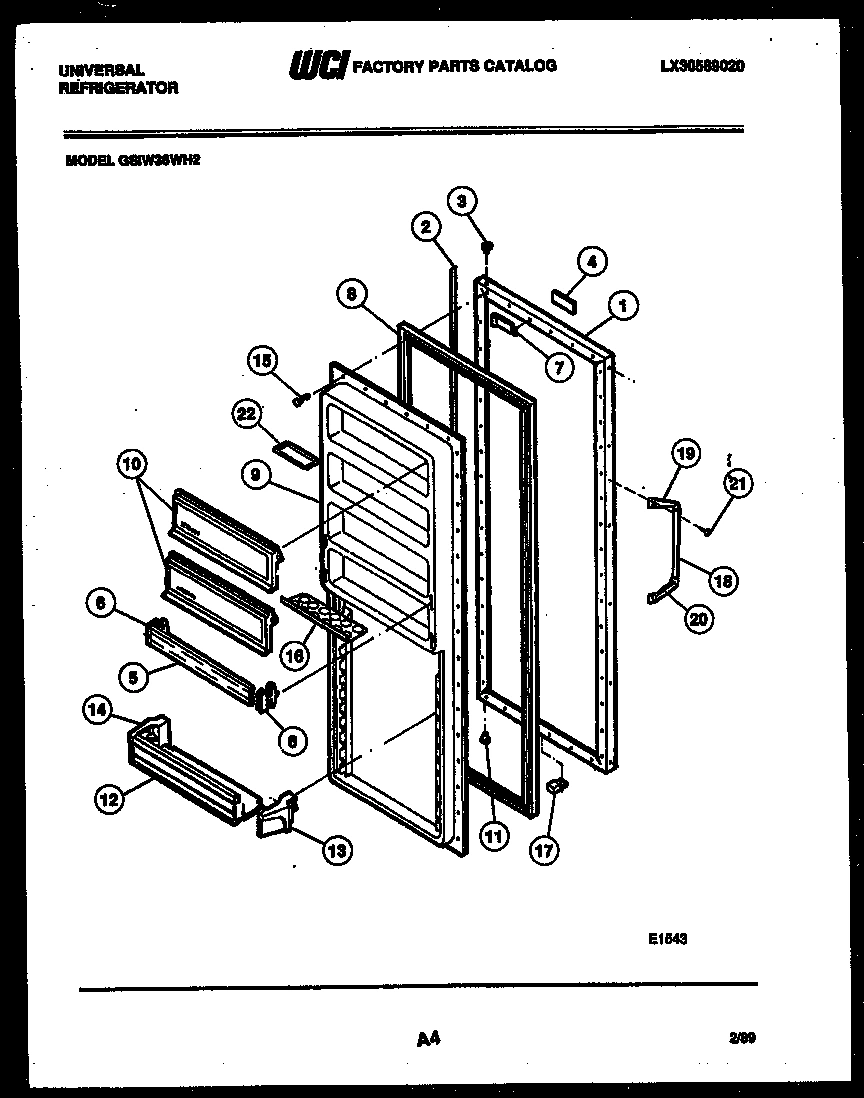 03 - REFRIGERATOR DOOR PARTS