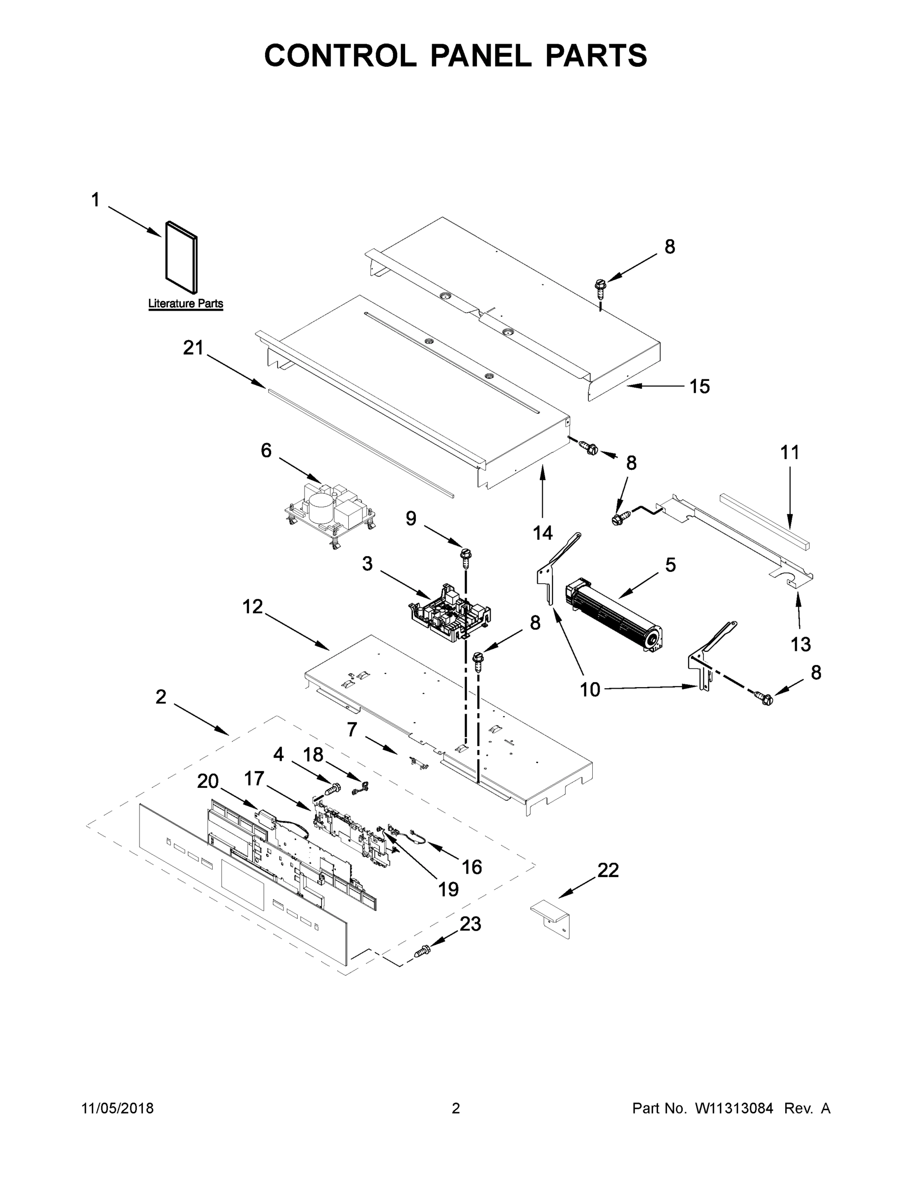 02 - CONTROL PANEL PARTS