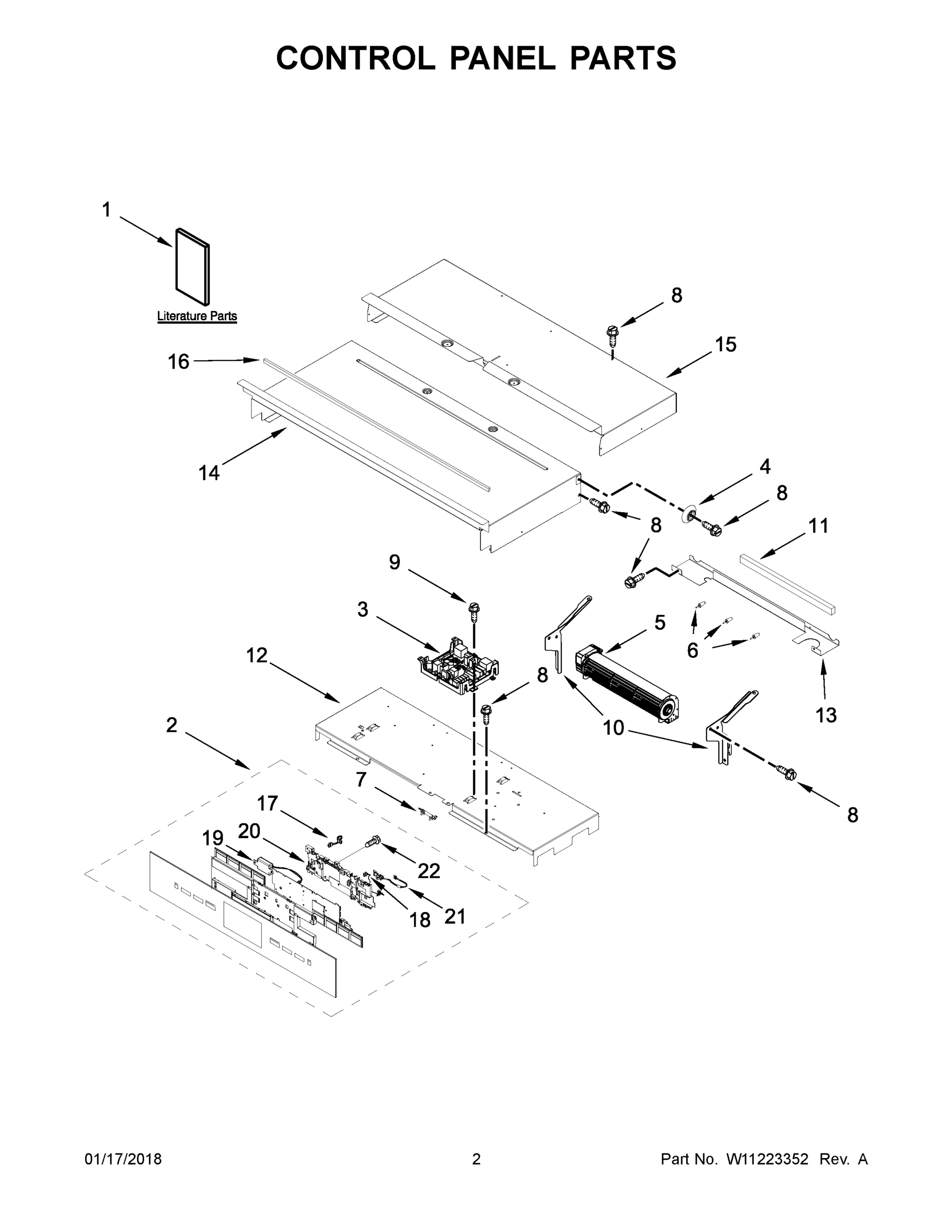 02 - CONTROL PANEL PARTS