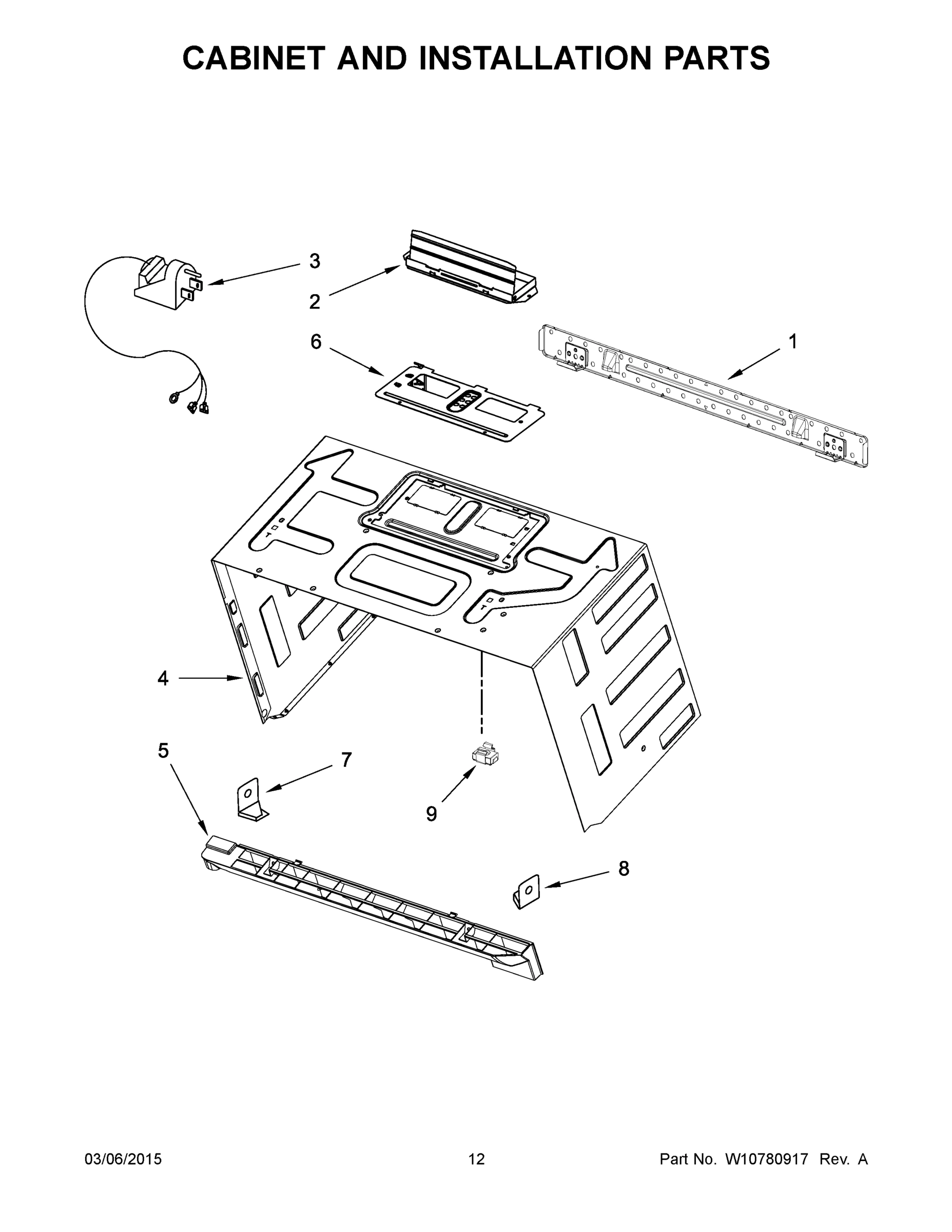 07 - CABINET AND INSTALLATION PARTS