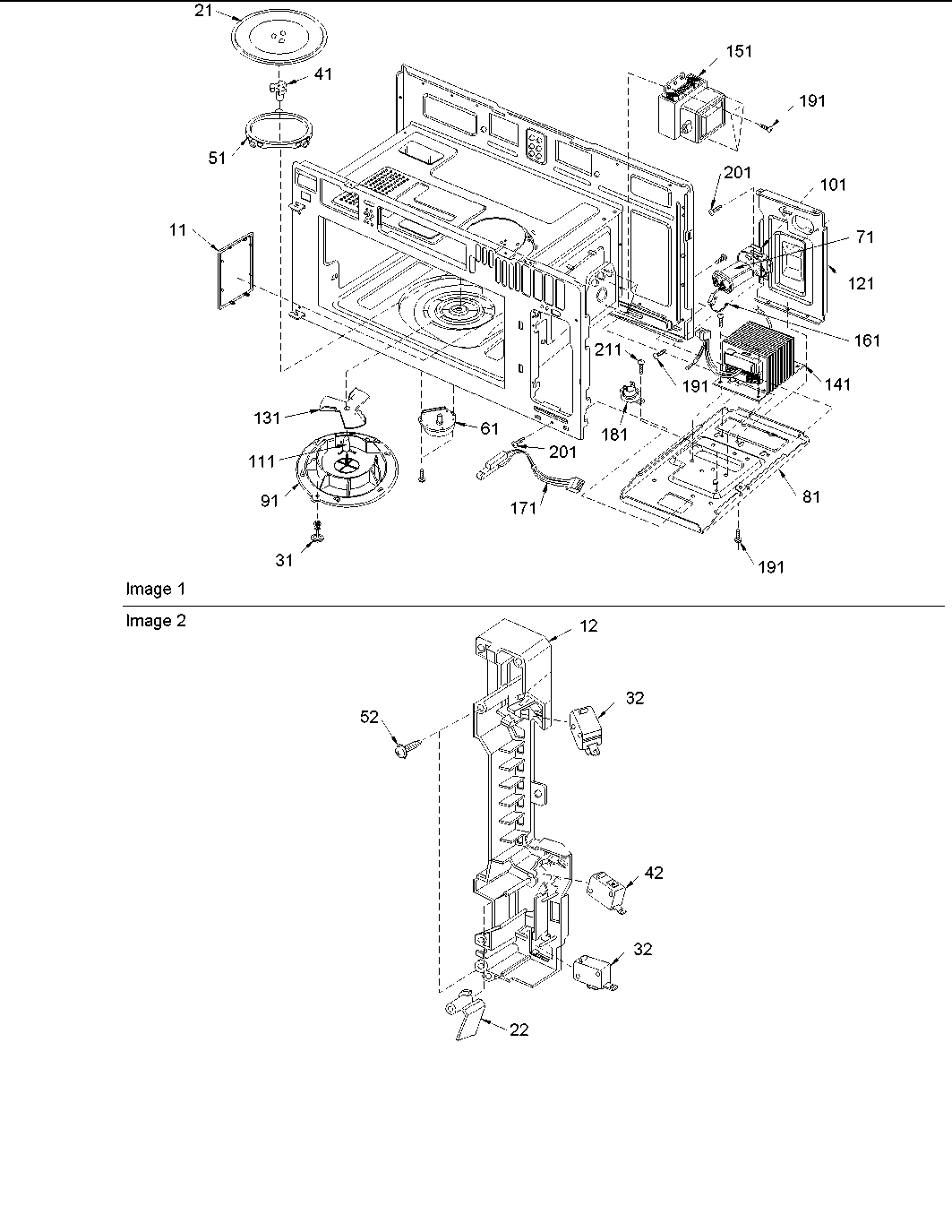 05 - MAGNETRON, TRANSFORMER & LATCH