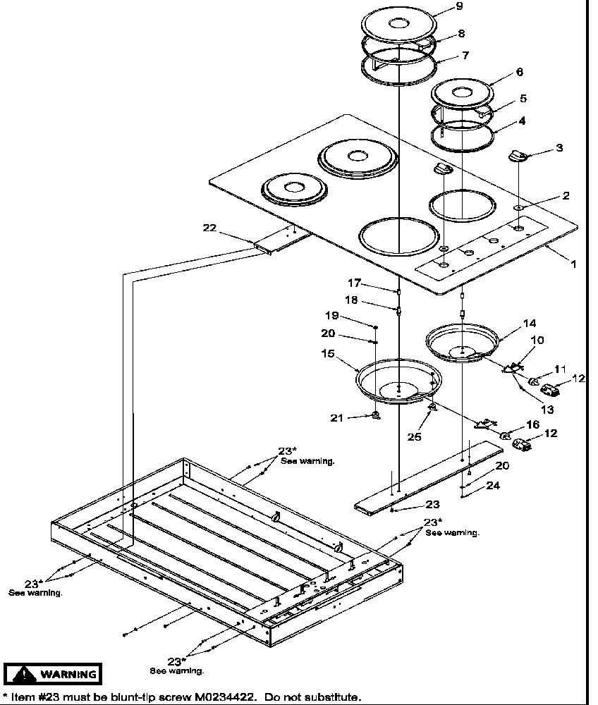 01 - COOKTOP ASSY