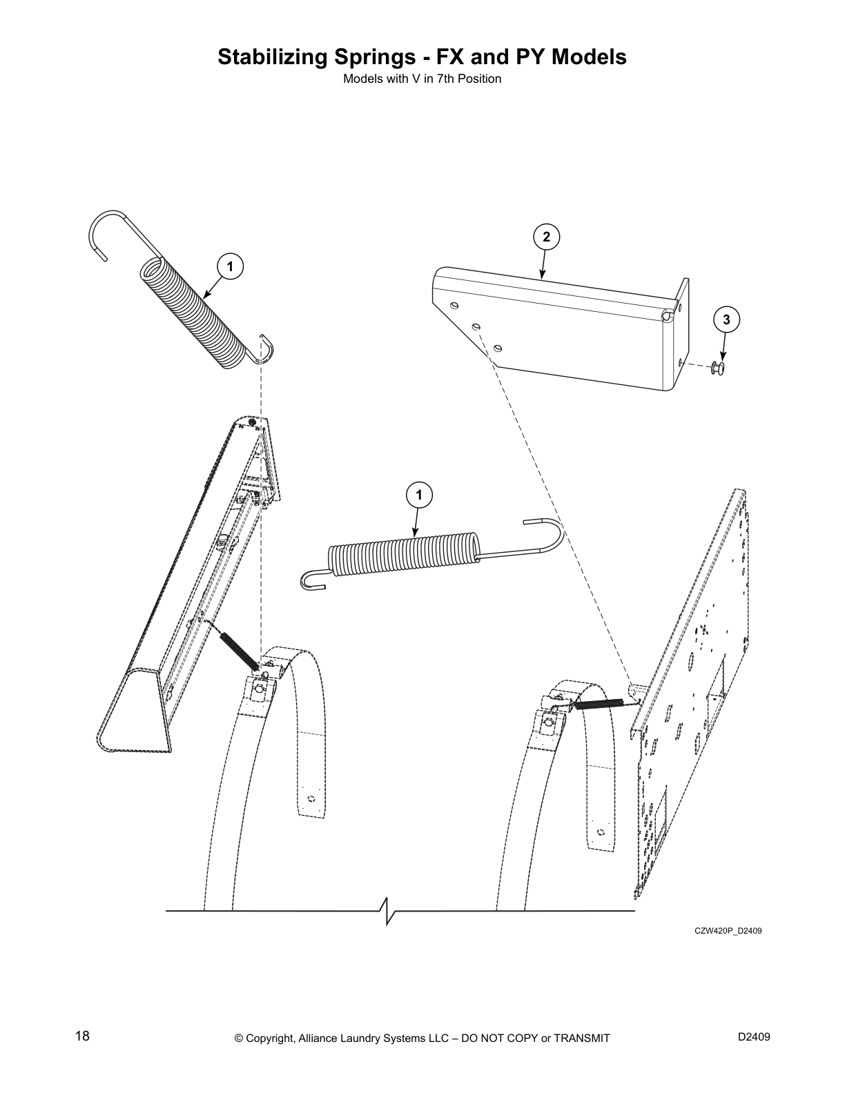 Stabilizing Springs - FX and PY Models
