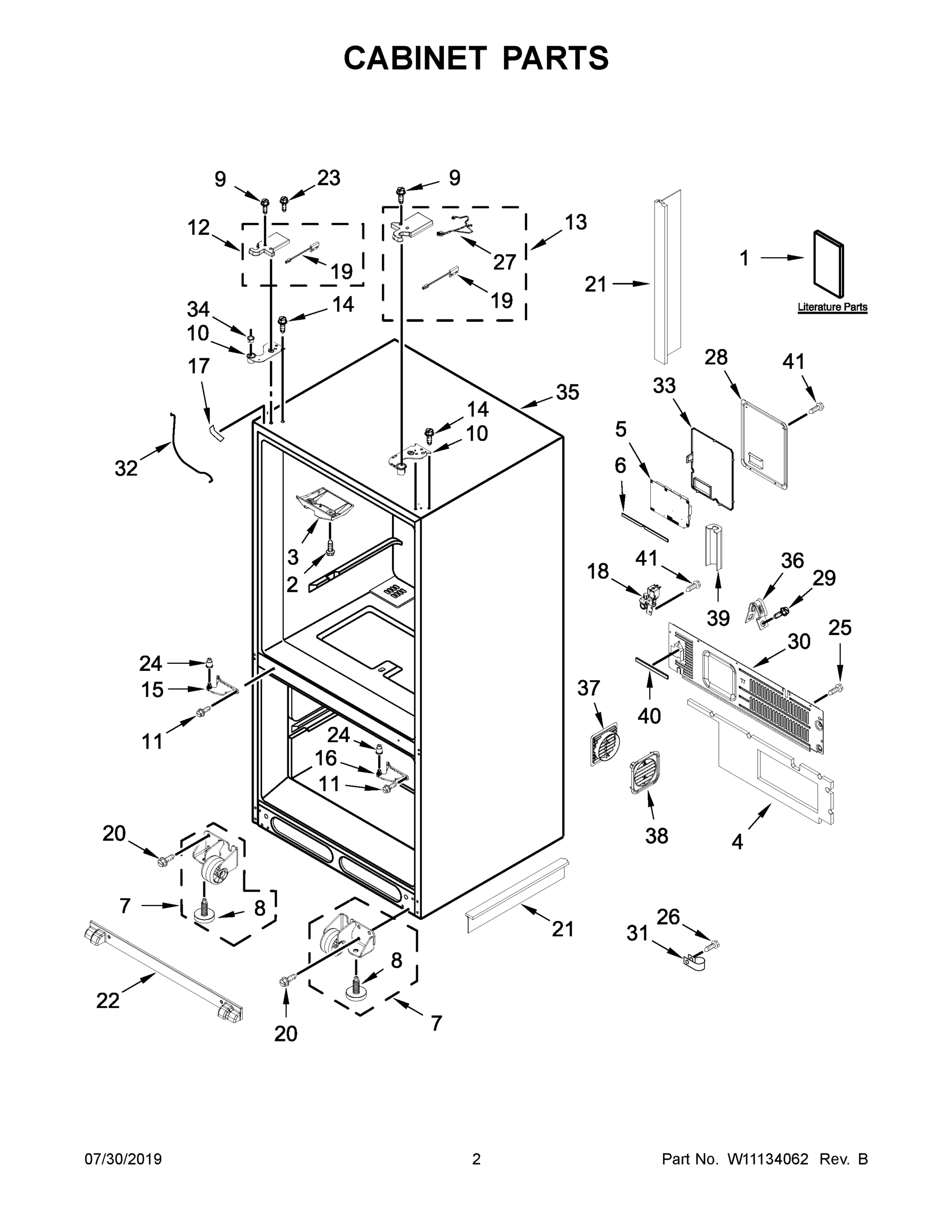 02 - CABINET PARTS