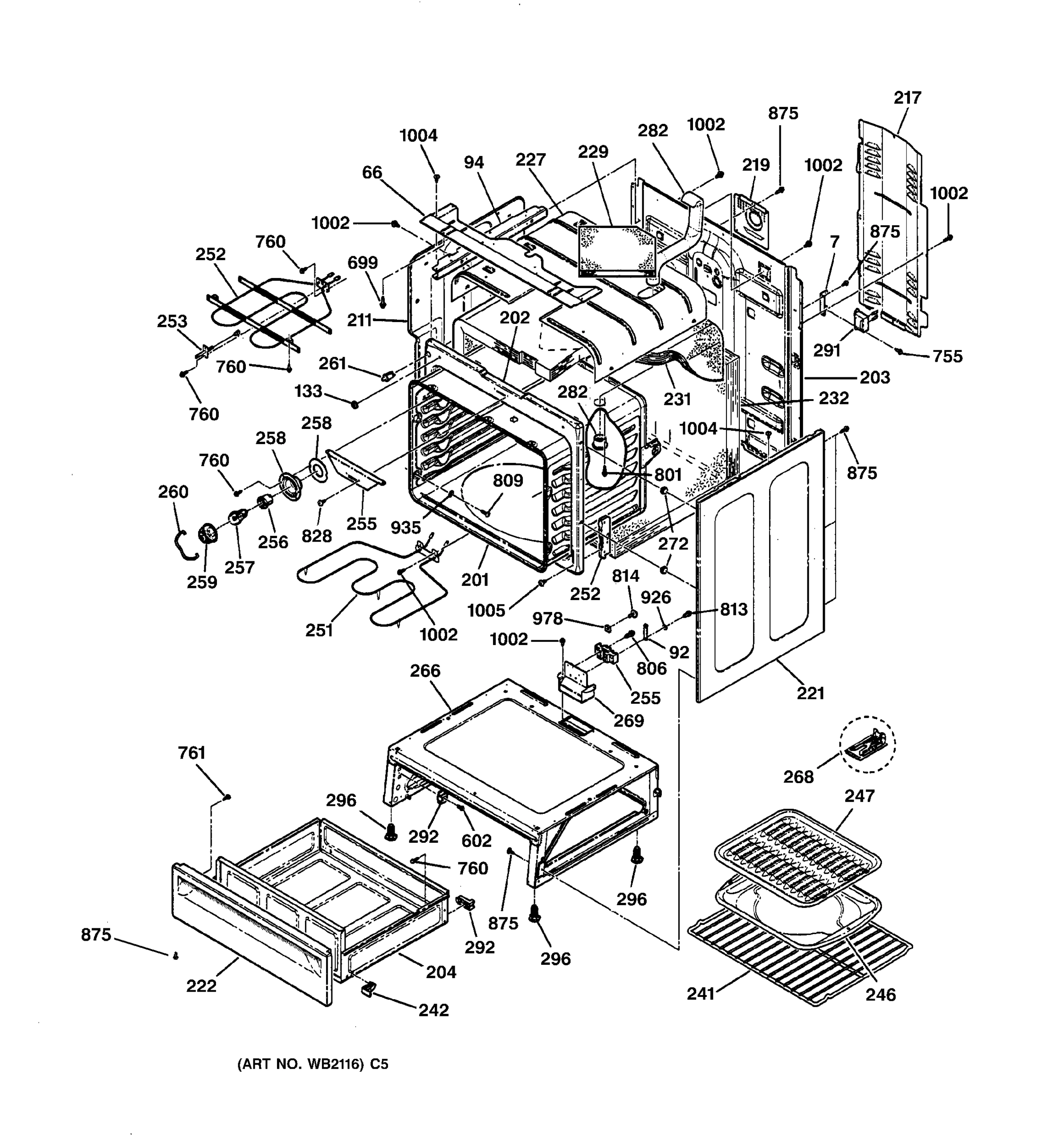 BODY & DRAWER PARTS