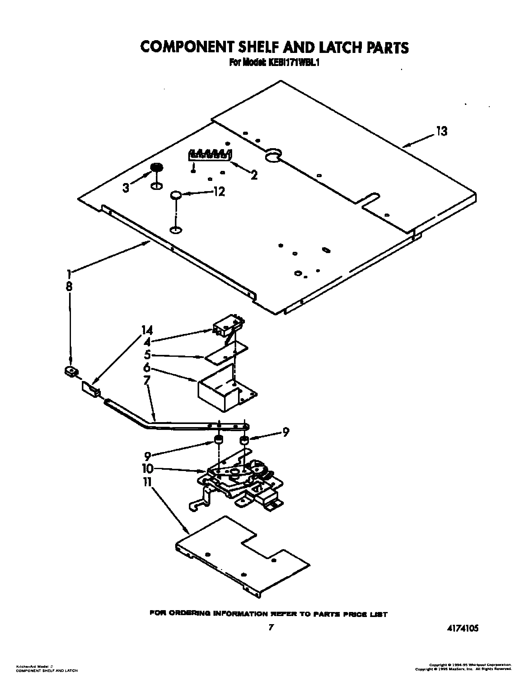 06 - COMPONENT SHELF AND LATCH