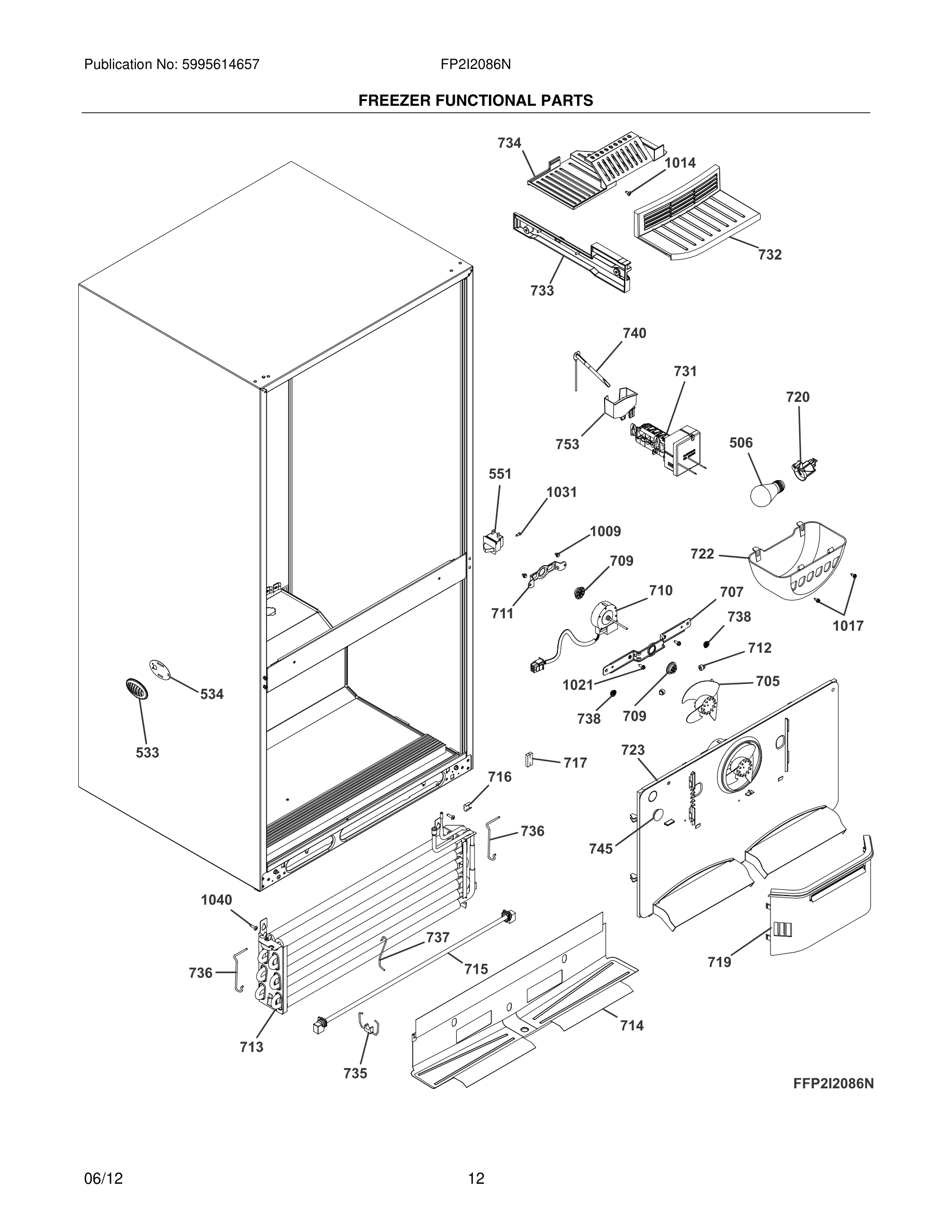 13 - FREEZER FUNCTIONAL PARTS