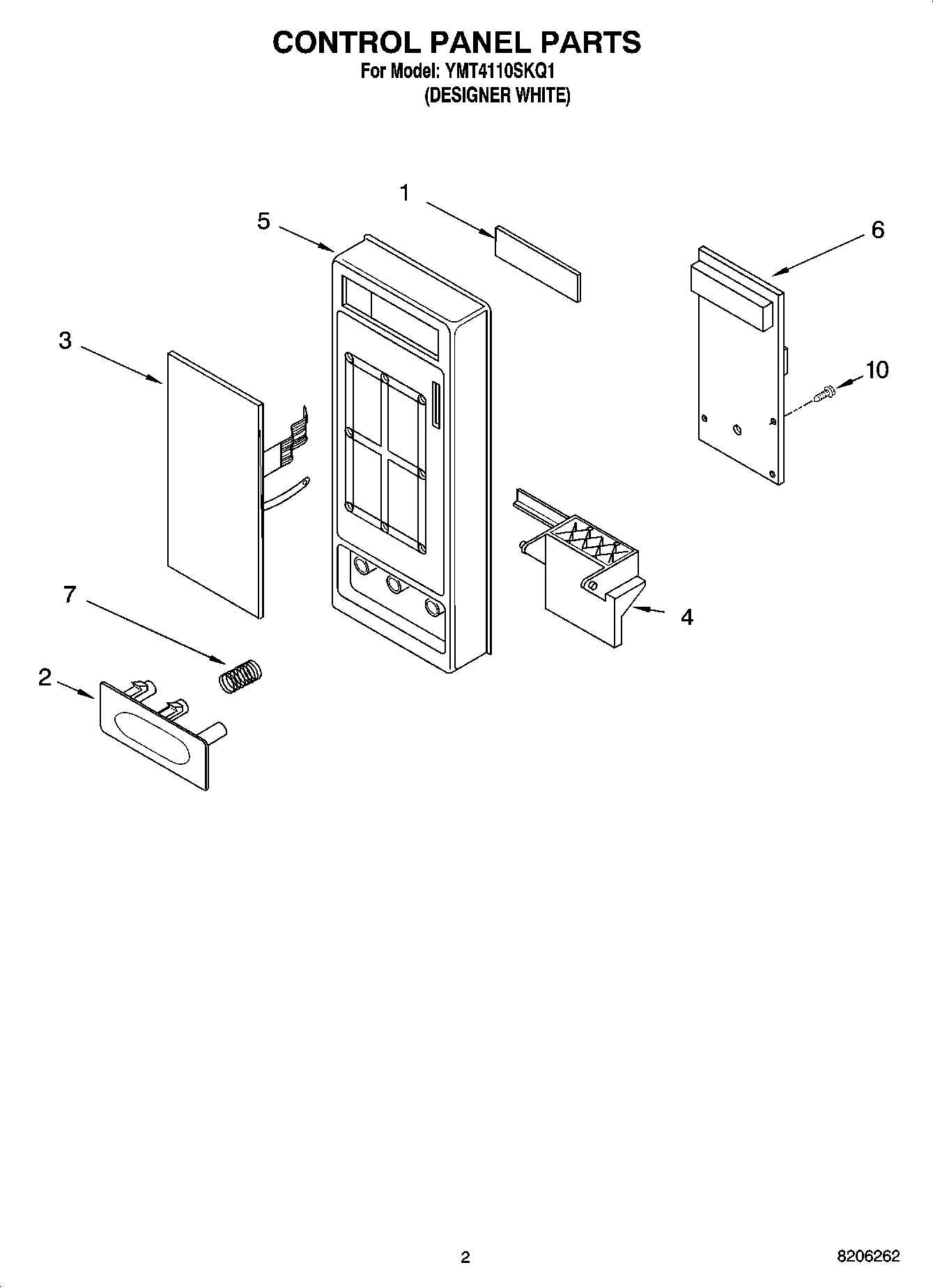 02 - CONTROL PANEL PARTS
