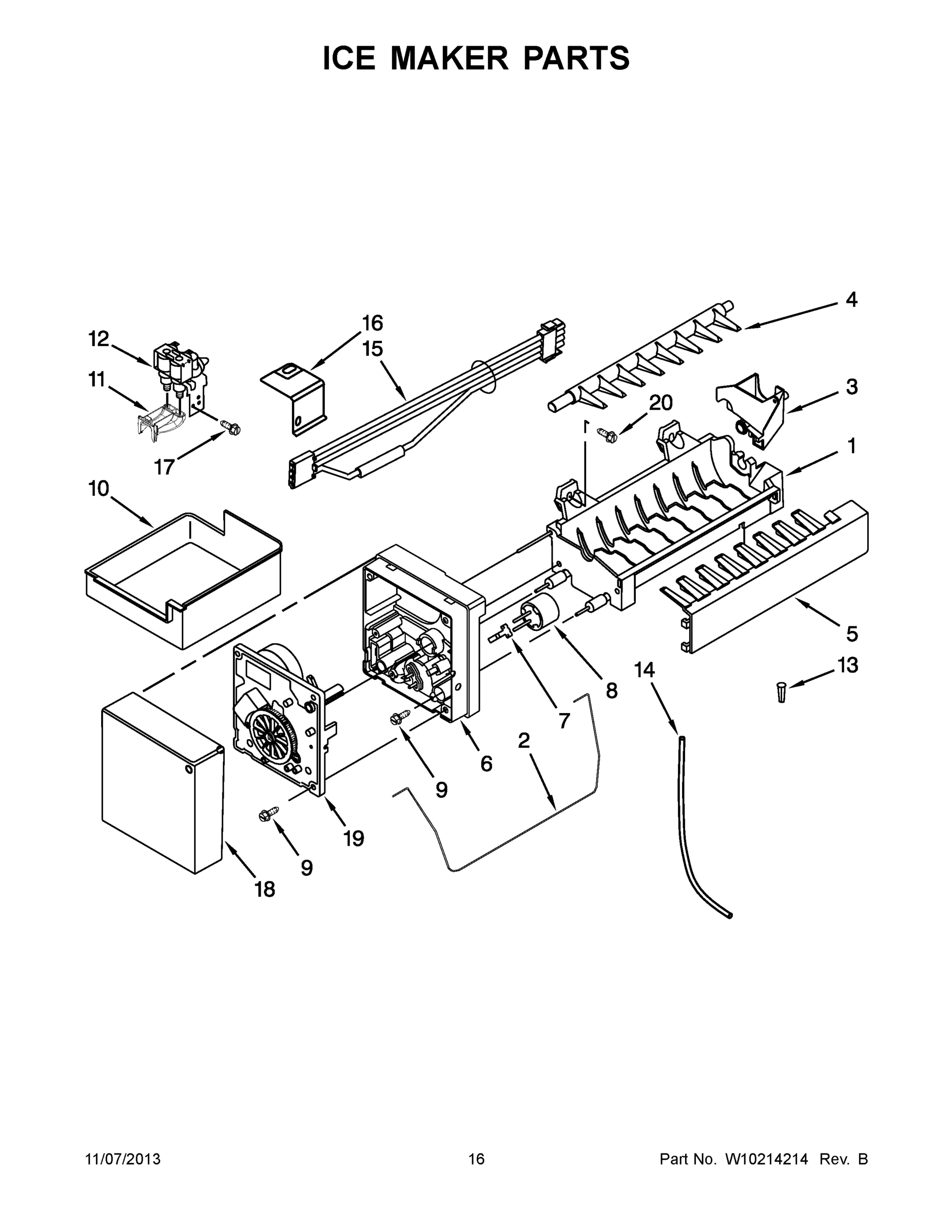 09 - ICE MAKER PARTS