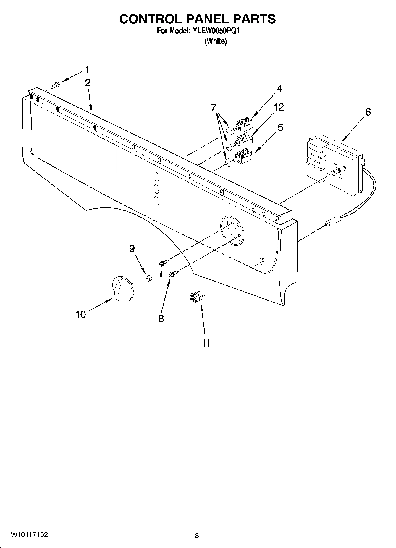 02 - CONTROL PANEL PARTS