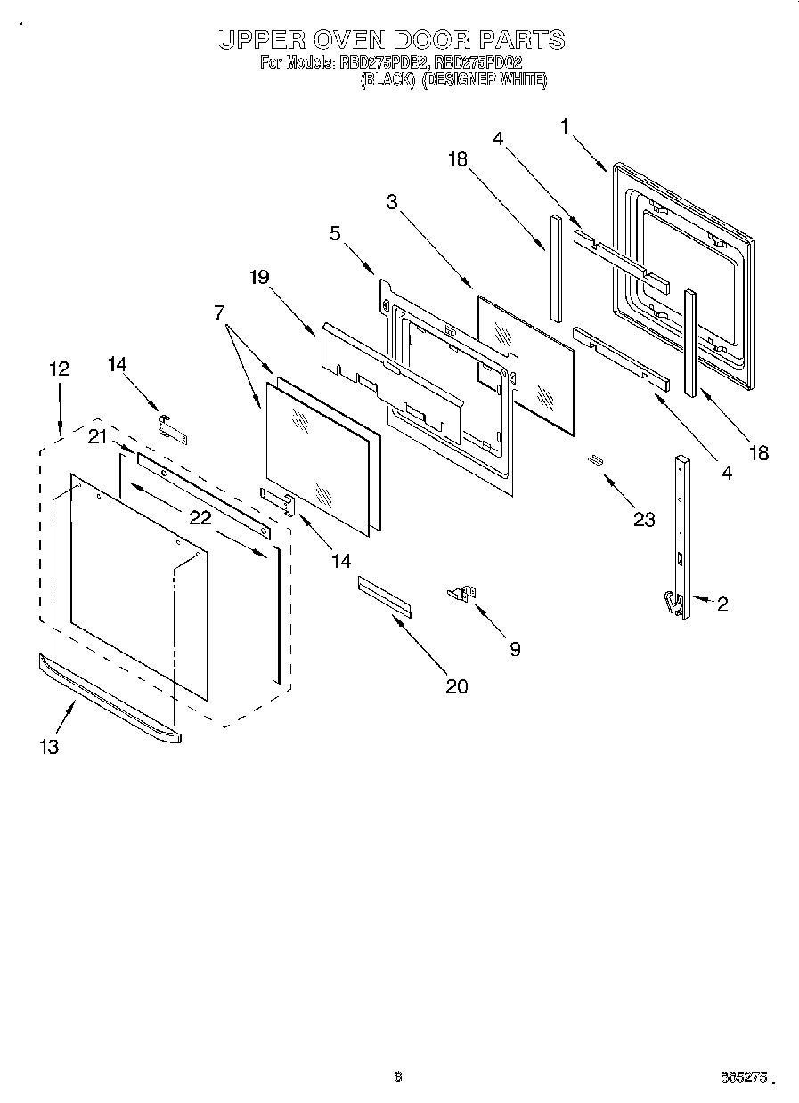 04 - UPPER OVEN DOOR